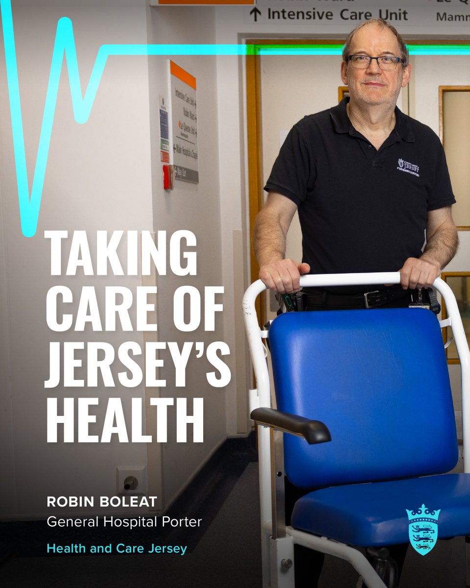 Meet our Porter, Robin!  

After 25 years working in retail, Robin joined the public service and 15 years later, he still looks forward to working for Health and Care Jersey every day.

Read Robin's story: bit.ly/3J2hqv6