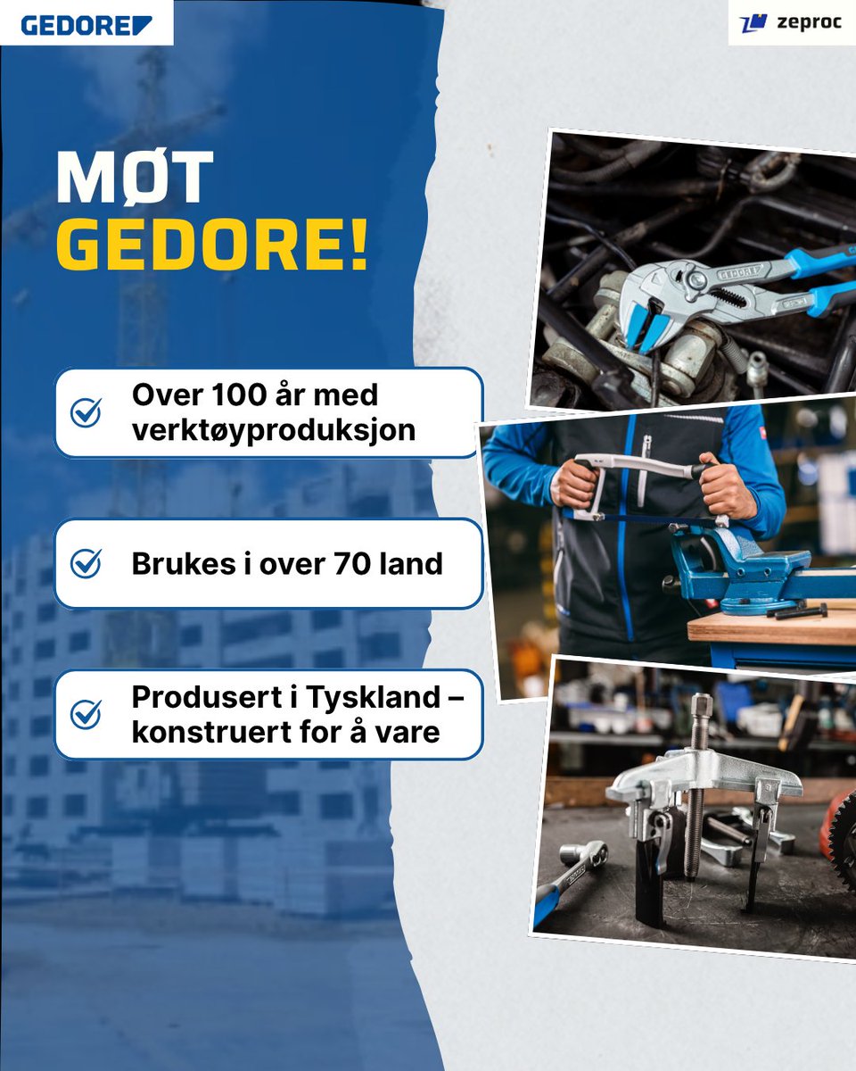 zeproc_norge's tweet image. Gedore – Tysk kvalitet for krevende jobber 💪

🔧 Momentverktøy | Isolerte verktøy

Nå hos Zeproc – rask levering og B2B-priser
zurl.co/dIrVt 

#GedoreVerktøy #Byggeplass #Zeproc #ProffVerktøy