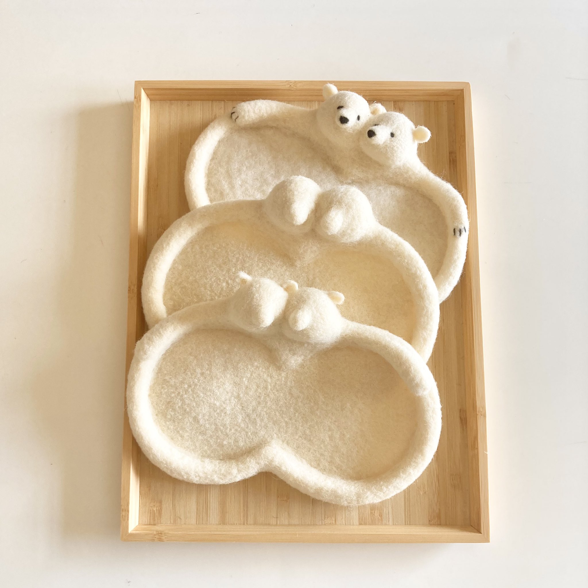 aya&yoshiko コースター　羊毛　フェネック　ハンドメイド　③ aya＆yoshiko(あやとよしこ) on X: 