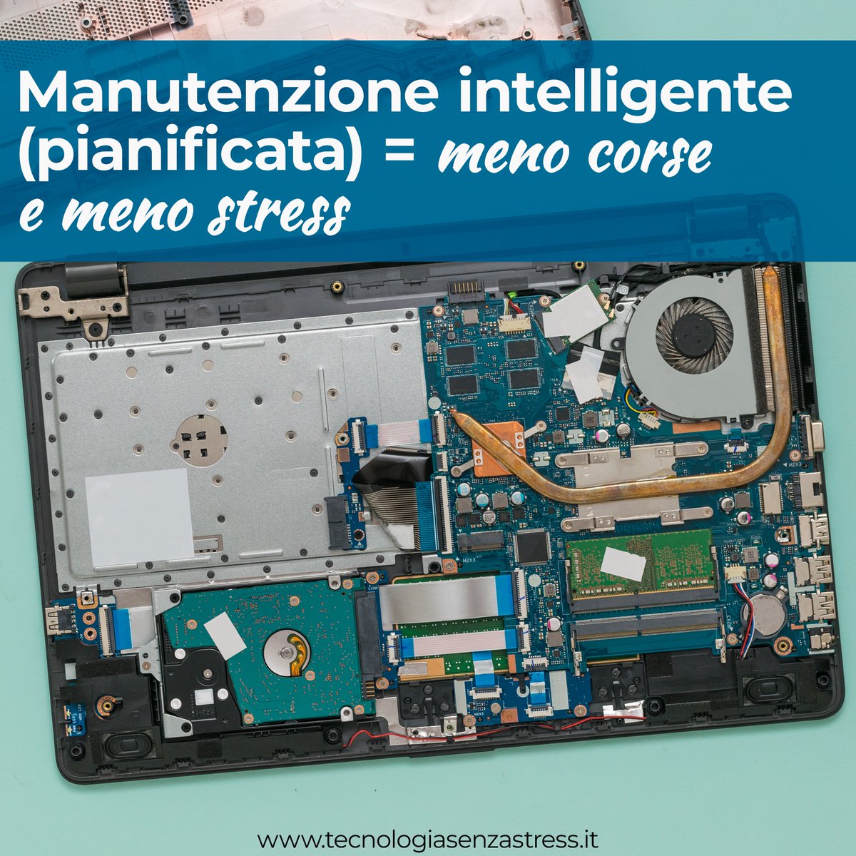techsenzastress's tweet photo. Manutenzione intelligente = meno corse, meno stress, più tempo.
Molti pensano che sistemare l'infrastruttura informatica sia una spesa "importante" da fare.
Ma spesso serve molto meno di quanto immagini.
👇🧵 https://t.co/dEkm2P6qxh