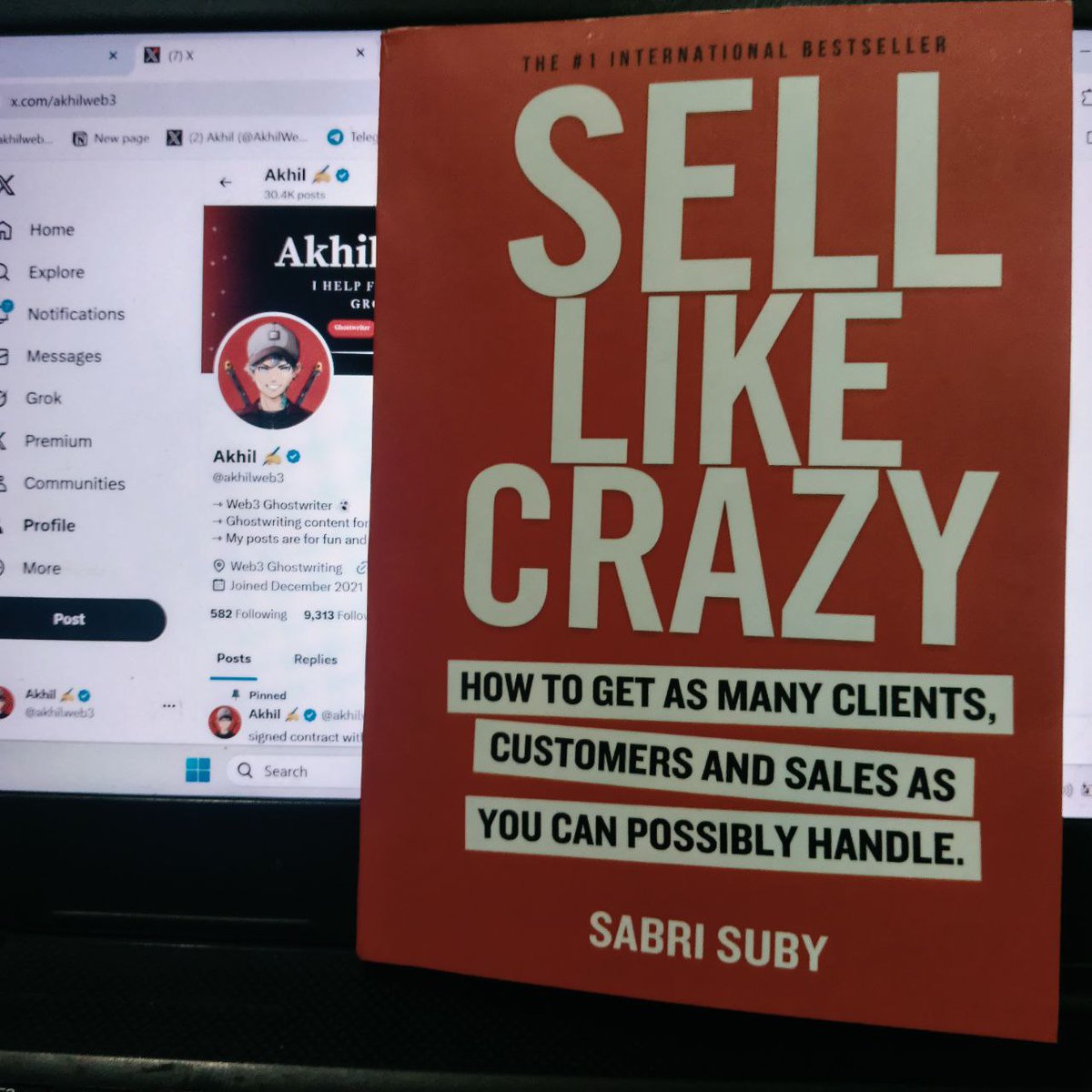 i ordered this book to convince my girlfriend

cuz i genuinely believe sales skill will not only help me influence my girl

but also help me close my deals

i'm going deep into sales world, and just so you know~

sales is the skill which works in every sector, from marketing a