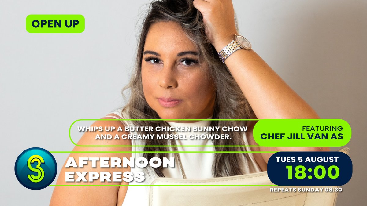 Flavour meets finesse 🔥 Chef Jill Van As turns up the taste with her signature mussel chowder &amp; a heartwarming food story.  #AfternoonExpress tonight at 6PM on S3.
