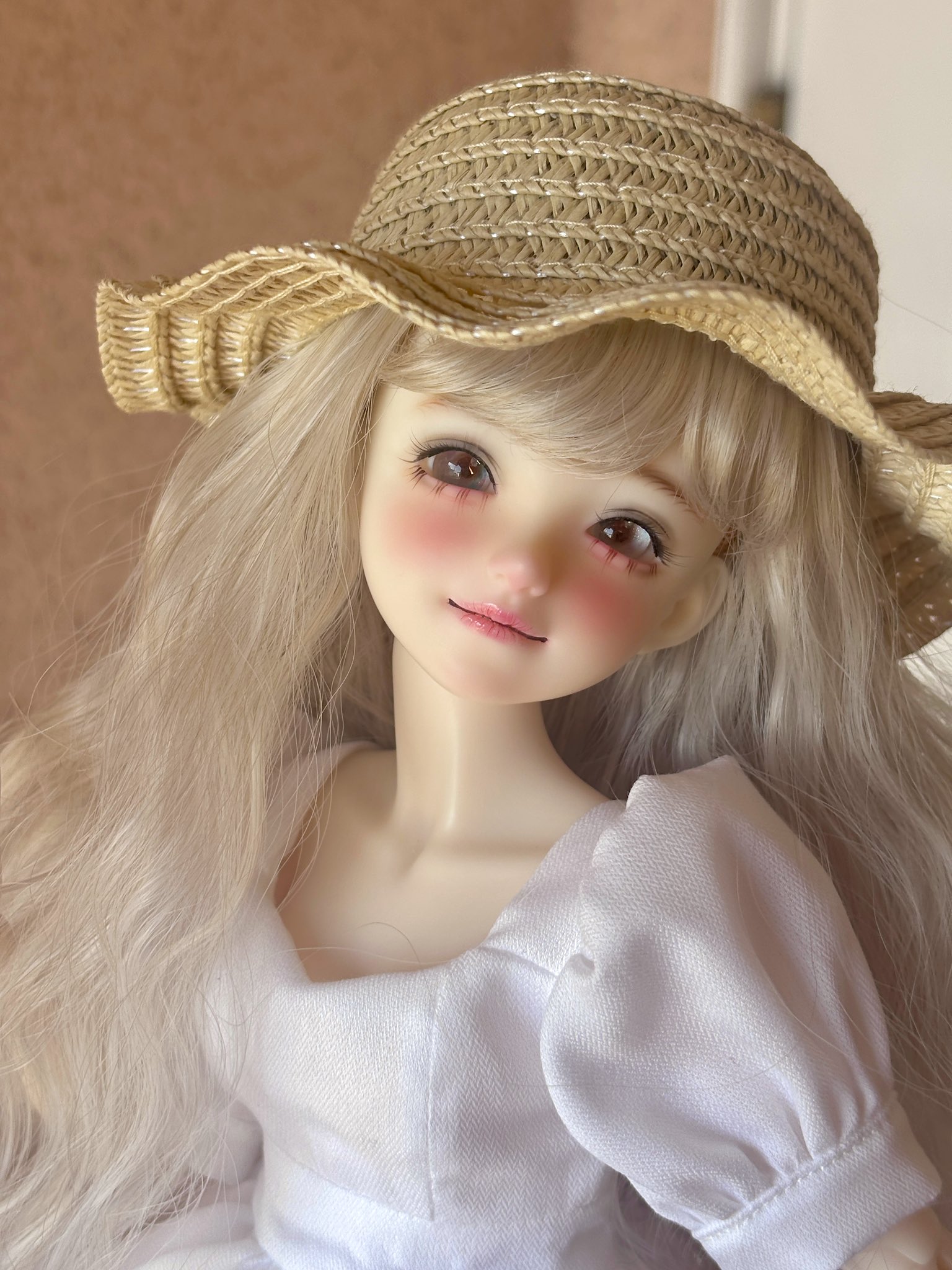 hug様❤オーダー❤お腹ぽっこり♡子猫ちゃん♡アートドール♡ぬいぐるみ♡ DOLK×Floral Garden×ふにゃほわ×MYOU DOLL】 Sandra 三毛猫