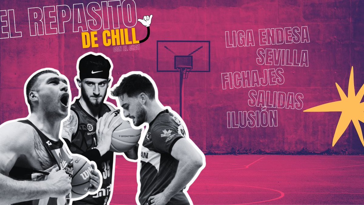El Repasito "De Chill" | Coviran Granada, Sevilla Baloncesto, fichajes y salidas para la Liga Endesa

Más de 300 personas en directo y ya rumbo a los 1800 subs… Si quieres echar un vistazo a la charla ayer con los Sherpas, os la dejamos por aquí! 👇

youtube.com/live/JmEehZ_0Q…