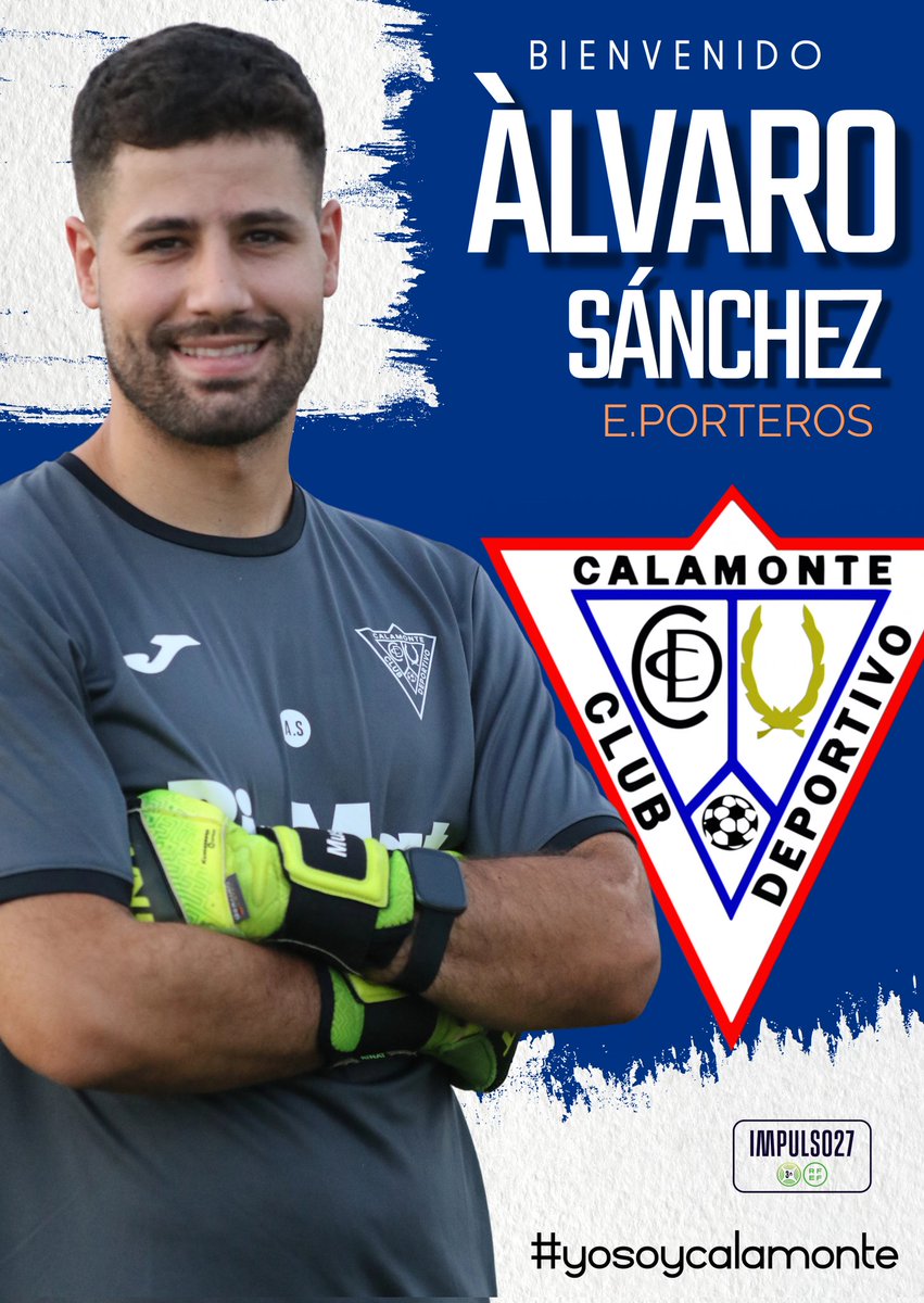 ✅ OFICIAL| Fichaje

Álvaro Sánchez se convierte en el segundo entrenador de porteros del <a href="/CCalamonte/">CD Calamonte</a>

El emeritense se une al equipo y ya está a las órdenes de <a href="/cubi23/">manuel verdejo ruiz</a> para afrontar una temporada llena de retos. 💪⚽️

¡Bienvenido a la familia blanca, Álvaro! 🤍