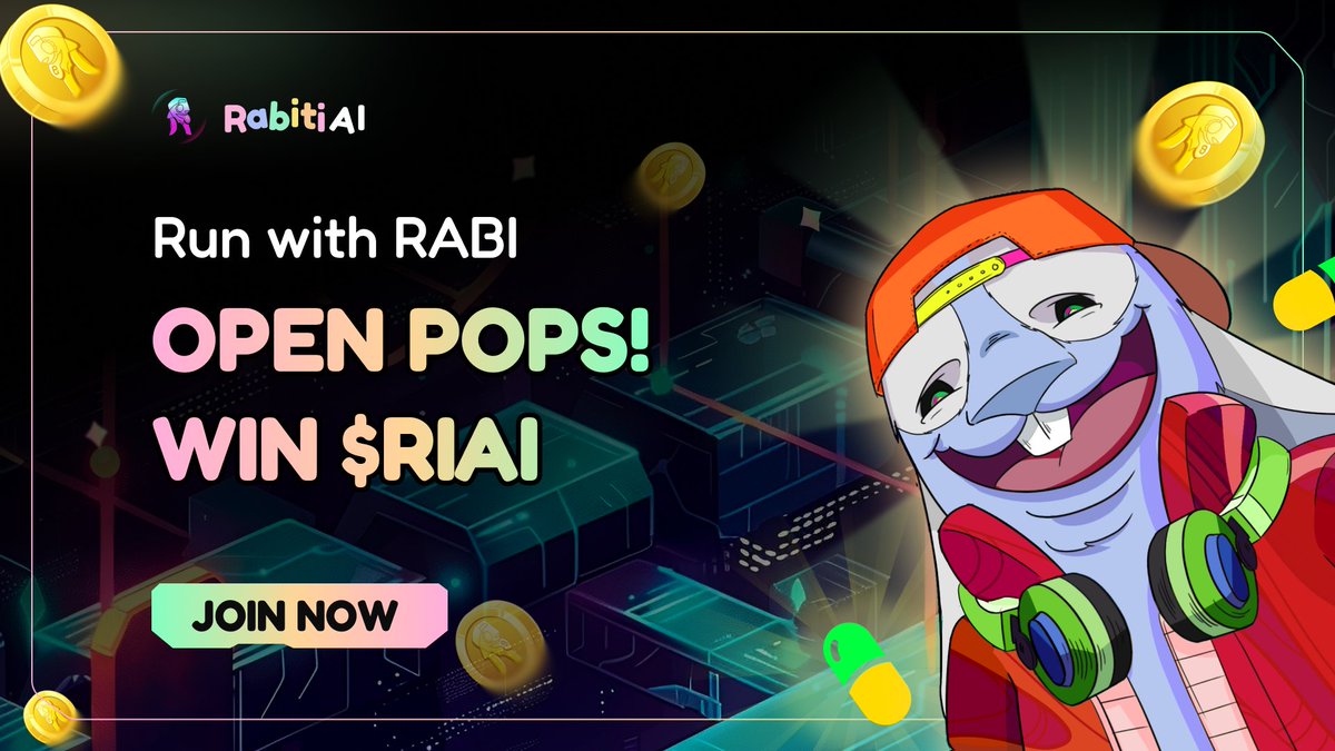 RabitiAI (@rabitiai) on Twitter photo ๐จโก๏ธRabitiAI Beta Challenge is LIVE!
Open POPs & win real $RIAI! ๐ฐ
๐ฎ Join now: beta.rabitiai.net
๐ฏ How to win:
โ
Follow <a href="/RabitiAI/">RabitiAI | Beta Network Live</a>
โ
Like + RT this post
โ
Comment your score screenshot + wallet ๐
๐ Top 10 scorers win 10,000 $RIAI each
๐ BONUS drop when we hit ๐จโก๏ธRabitiAI Beta Challenge is LIVE!
Open POPs & win real $RIAI! ๐ฐ
๐ฎ Join now: beta.rabitiai.net
๐ฏ How to win:
โ
Follow <a href="/RabitiAI/">RabitiAI | Beta Network Live</a>
โ
Like + RT this post
โ
Comment your score screenshot + wallet ๐
๐ Top 10 scorers win 10,000 $RIAI each
๐ BONUS drop when we hit