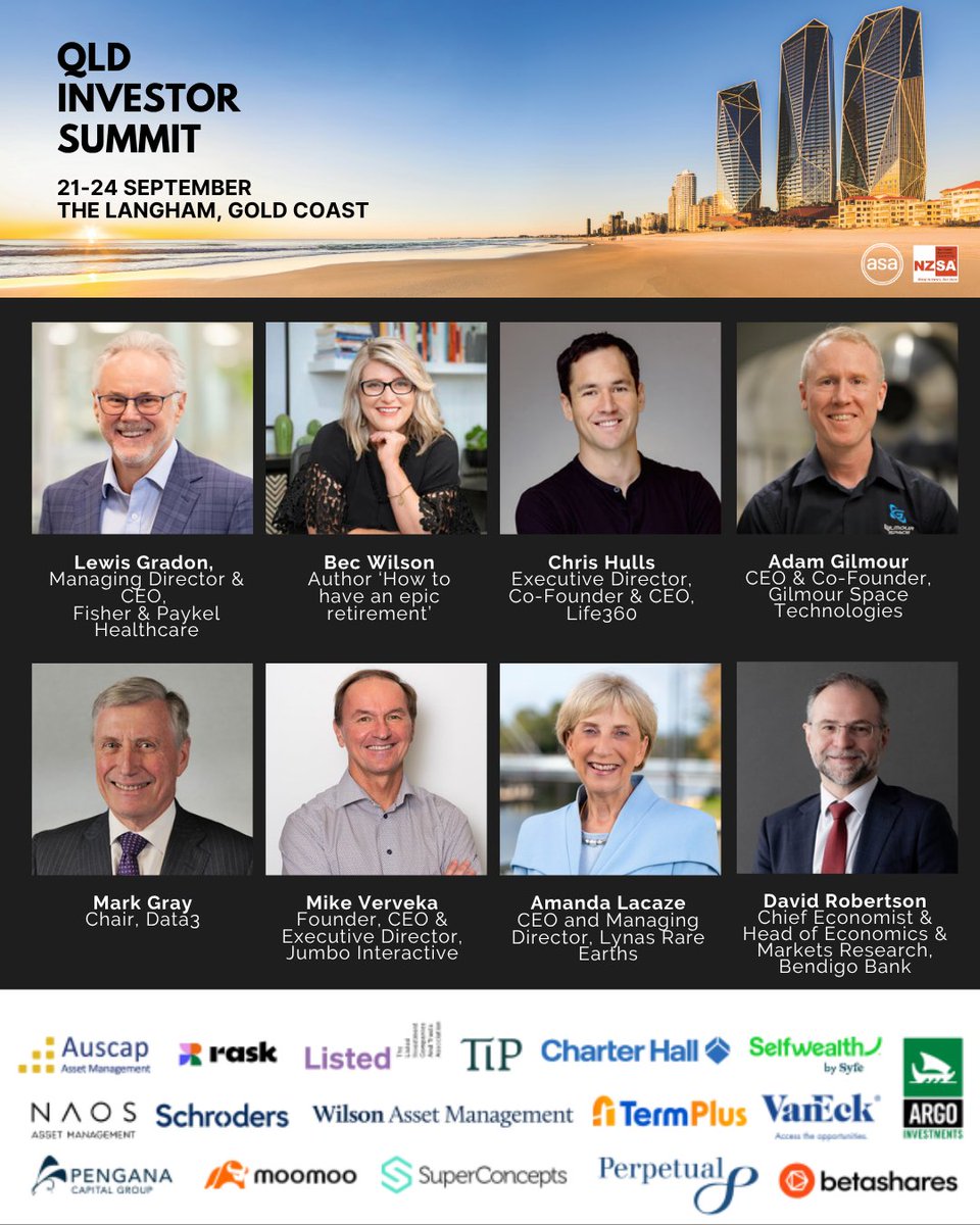 Our second major event of the year is just around the corner - and it’s set to be better than ever ☀️

Designed for wealth builders and retirees, this event will give you fresh perspectives to help you thrive in this next chapter.

Register now: australianshareholders.com.au/qld-investor-s…