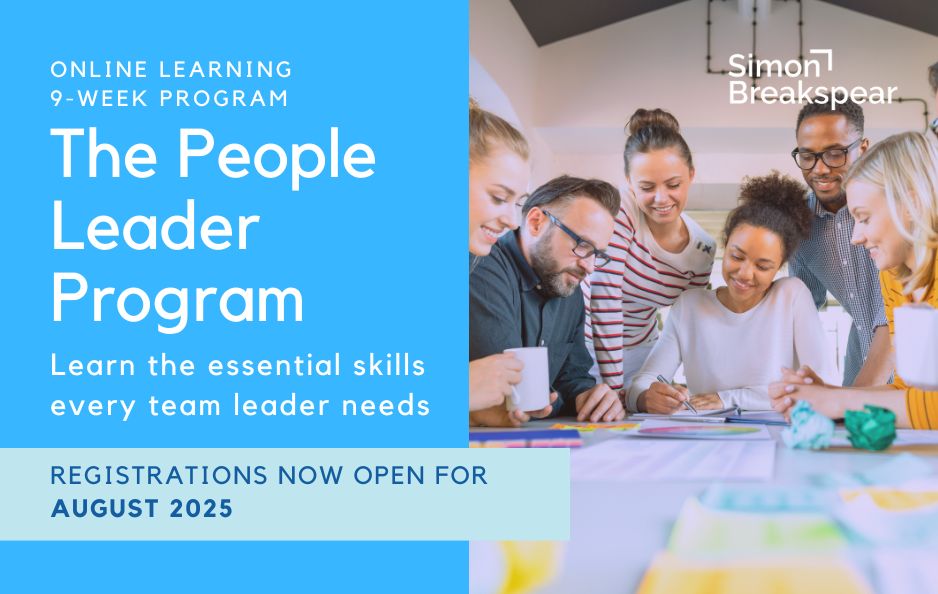 📆 Starts 12 August – and places are nearly gone!  The People Leader Program is your chance to build real leadership capability:
 🔸 Communicate clearly
 🔸 Build trust &amp; safety
 🔸 Give feedback that drives improvement
 🔗 Register now: buff.ly/rhxEuhj