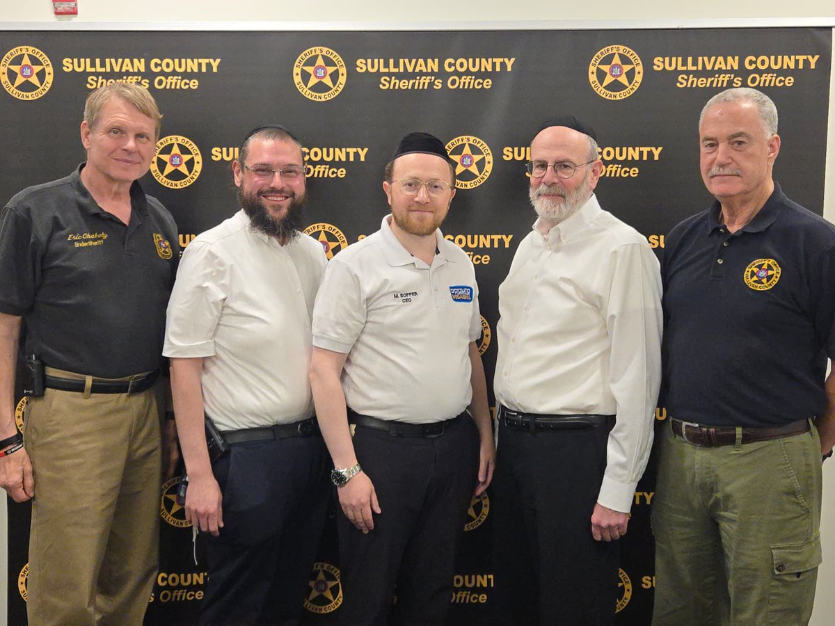 Was great meeting with Sullivan County Sheriff Mike Schiff and Undersheriff Eric Chaboty. Thank you for your continued support and #Partnership.