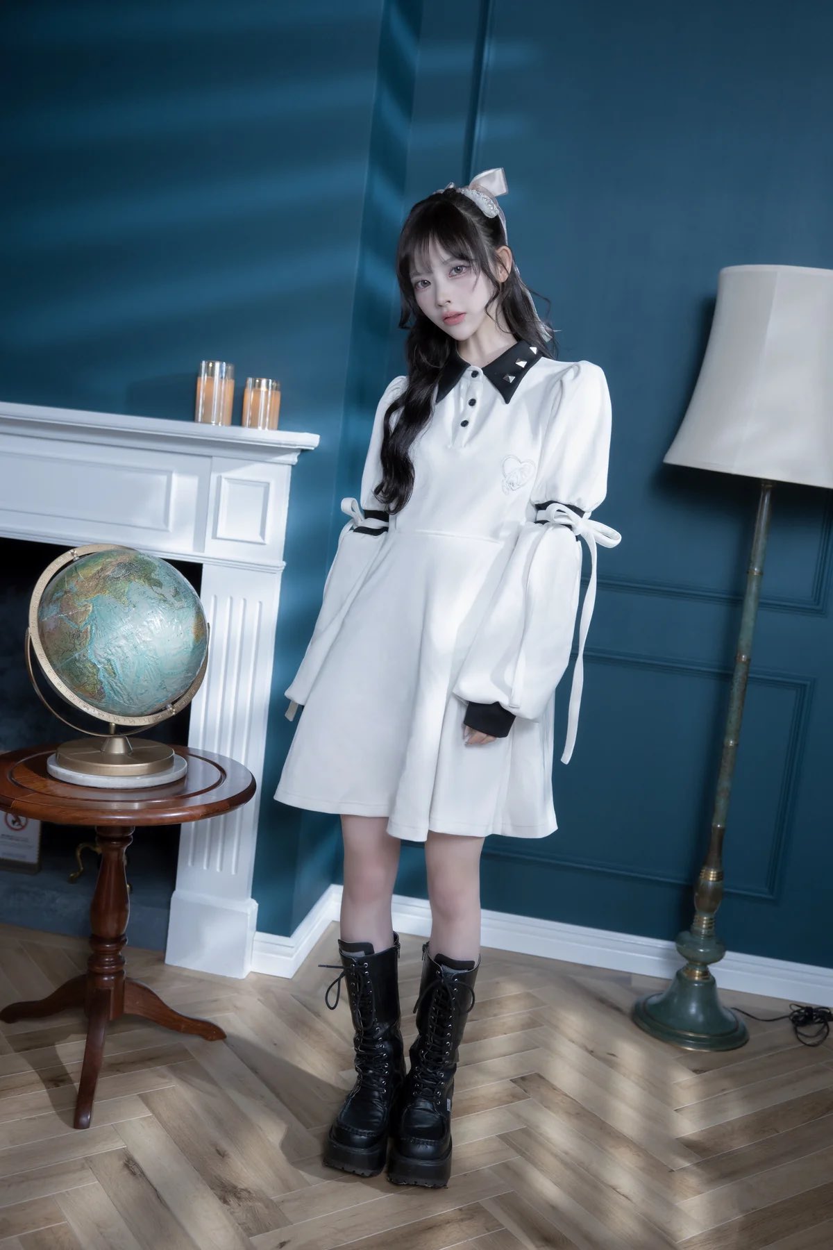 ワンピース Dependoll DOLL POLO CAT ONE-PIECE BLACK doll polo cat one-piece black