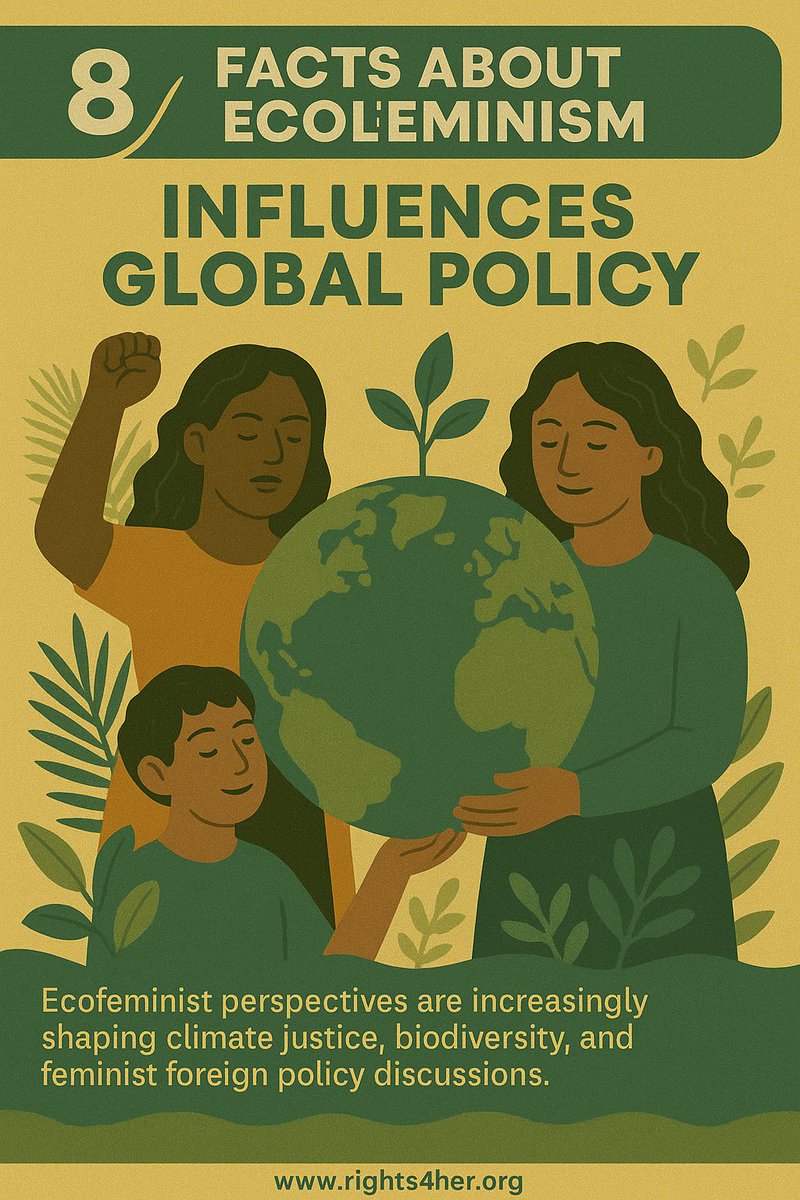 🚨 Tuesday Alert!

We’re Back with More Facts About #Ecofeminism🌿

Join us this Tuesday as we continue unpacking and exploring how #Ecofeminism bridges #GenderJustice and #EnvironmentalAction. Let’s keep learning, unlearning, and grow together for a fairer, greener world 💚