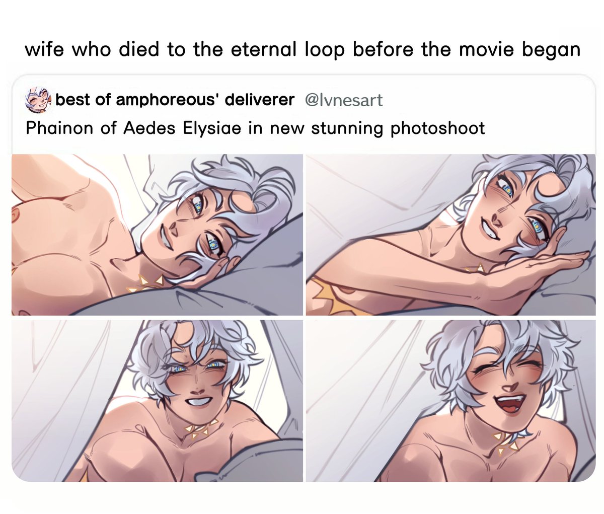 lvnesart's tweet photo. when will my wife return
#hsr #honkaistarrail #phainon https://t.co/Zsh2Kx3Z8O