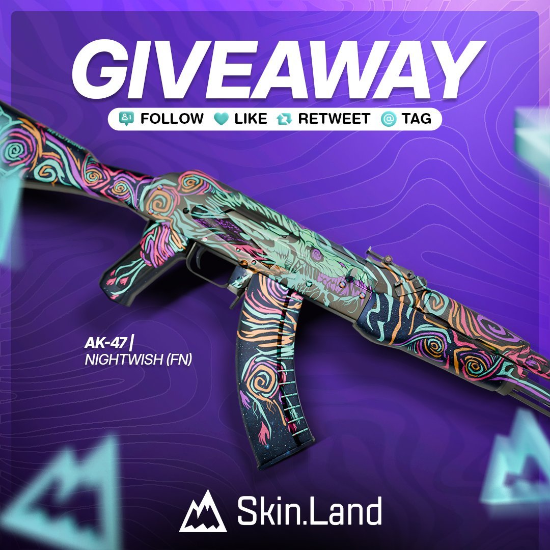 Tomas1120_'s tweet image. 🎁 AK-47 | Nightwish FN ($90)

➡️ TO ENTER:

✅ Follow me &amp;amp; @SkinLand_market
✅ Retweet
✅ Tag 2 friends

⏰ Giveaway ends in 7 days!