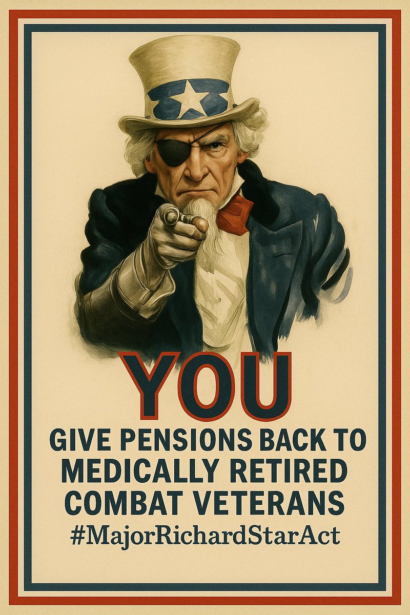 It's <a href="/DeptofDefense/">Department of Defense 🇺🇸</a>  that does the pay docking, not the VA, and <a href="/SecDef/">Secretary of Defense Pete Hegseth</a>  DoD Actuary stated STAR ACT is easily covered by the military retirement fund. We need people to fucking sound off on here for #MajorRichardStarAct. We are running out of time let's get our pensions back!