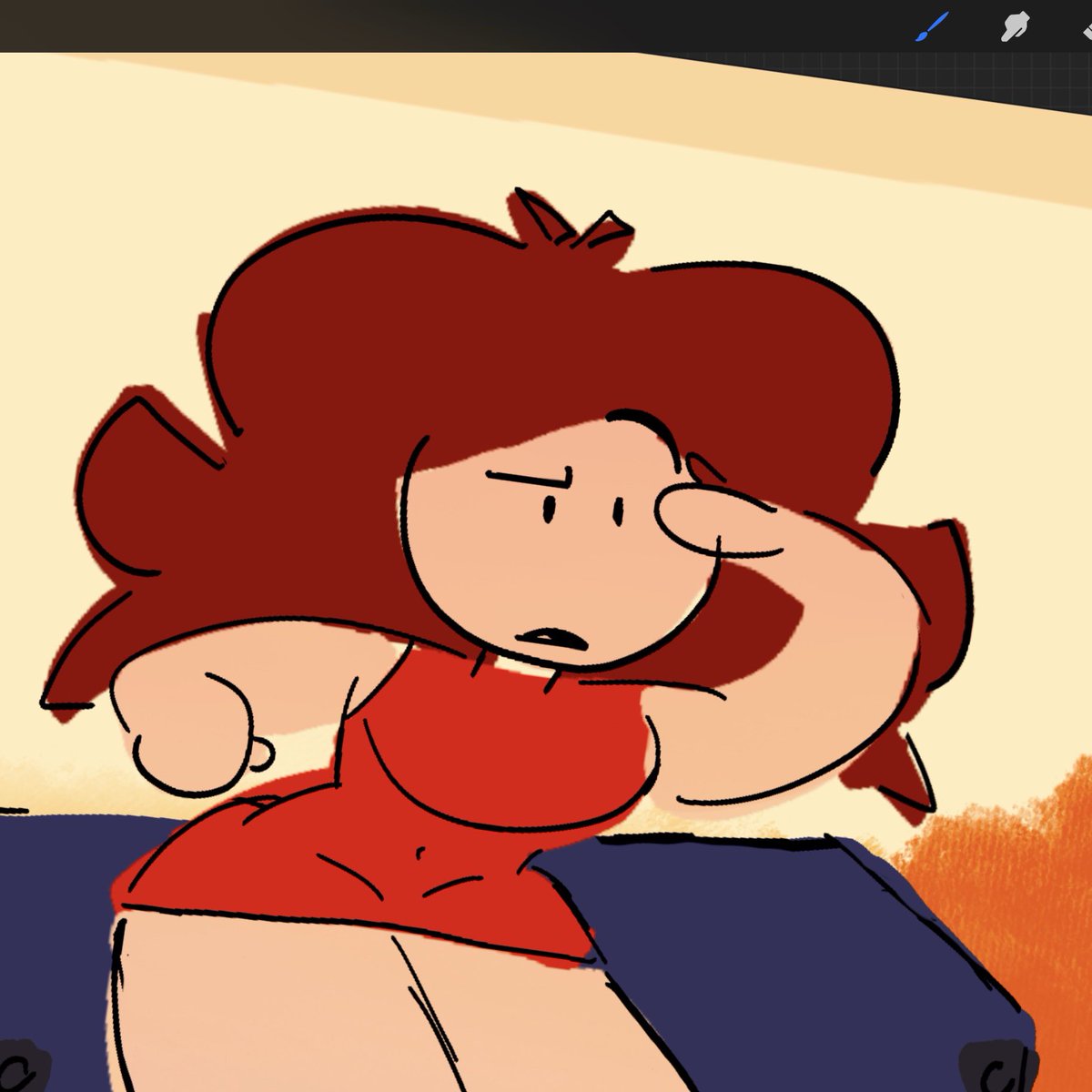 Gf fnf sketch :D (coming up soon)