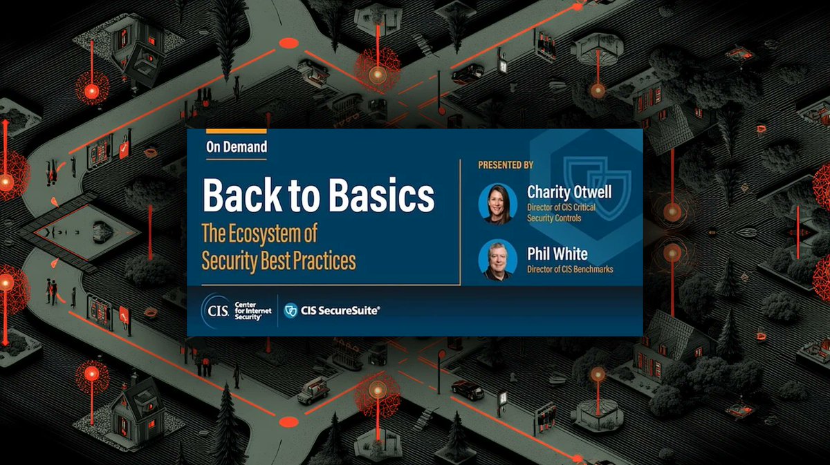 Help Net Security (@helpnetsecurity) on Twitter photo Back to basics: The ecosystem of CIS Security best practices - helpnet.link/dac - <a href="/CISecurity/">Center for Internet Security (CIS)</a> #Webinar #BestPractices #GenAI #Compliance #ThirdParty #CyberSecurity #netsec #security #InfoSecurity #CISO #ITsecurity #CyberSecurityNews #SecurityNews Back to basics: The ecosystem of CIS Security best practices - helpnet.link/dac - <a href="/CISecurity/">Center for Internet Security (CIS)</a> #Webinar #BestPractices #GenAI #Compliance #ThirdParty #CyberSecurity #netsec #security #InfoSecurity #CISO #ITsecurity #CyberSecurityNews #SecurityNews