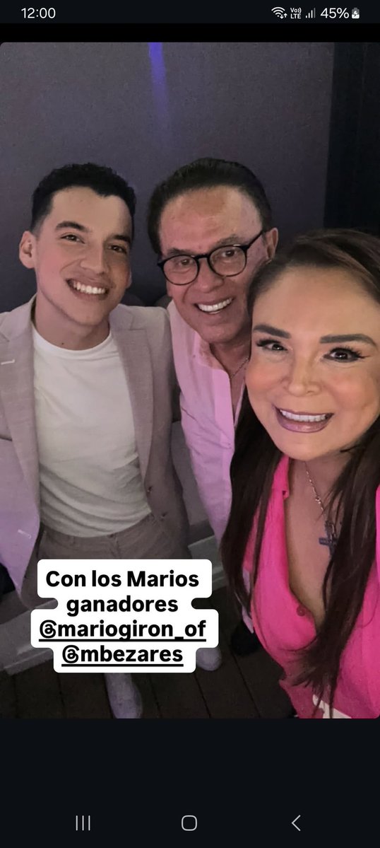 Valeria T🇵🇪 (@valeriatipacti) on Twitter photo Los marios ganadores
<a href="/mgiron_of/">Mario Giron</a> <a href="/GabyVillarrealB/">Gabriela Villarreal Bersoza</a>
<a href="/LGiron83112/">Leonardo Giron</a>
📸 Brenda Bezares Los marios ganadores
<a href="/mgiron_of/">Mario Giron</a> <a href="/GabyVillarrealB/">Gabriela Villarreal Bersoza</a>
<a href="/LGiron83112/">Leonardo Giron</a>
📸 Brenda Bezares