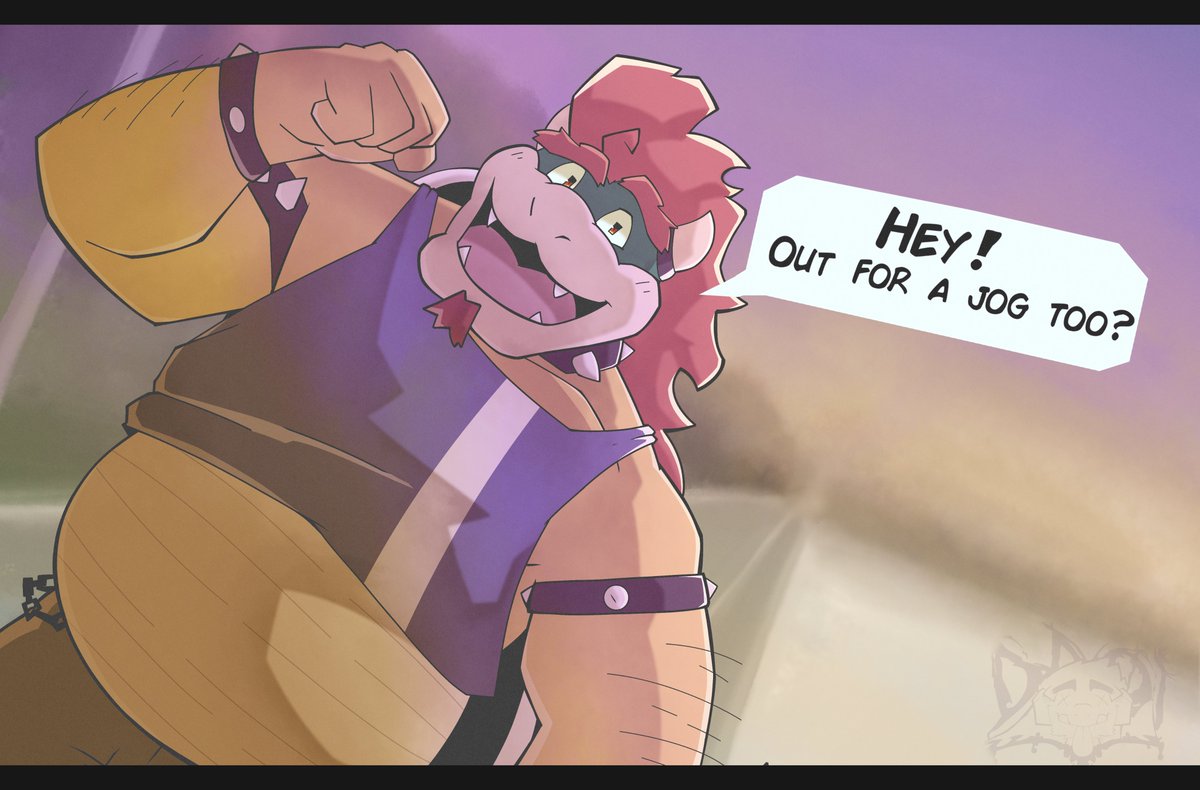 Have a Bowser you meet on a jog, for his day!🔥

#BowserDay2025 #BowserDay