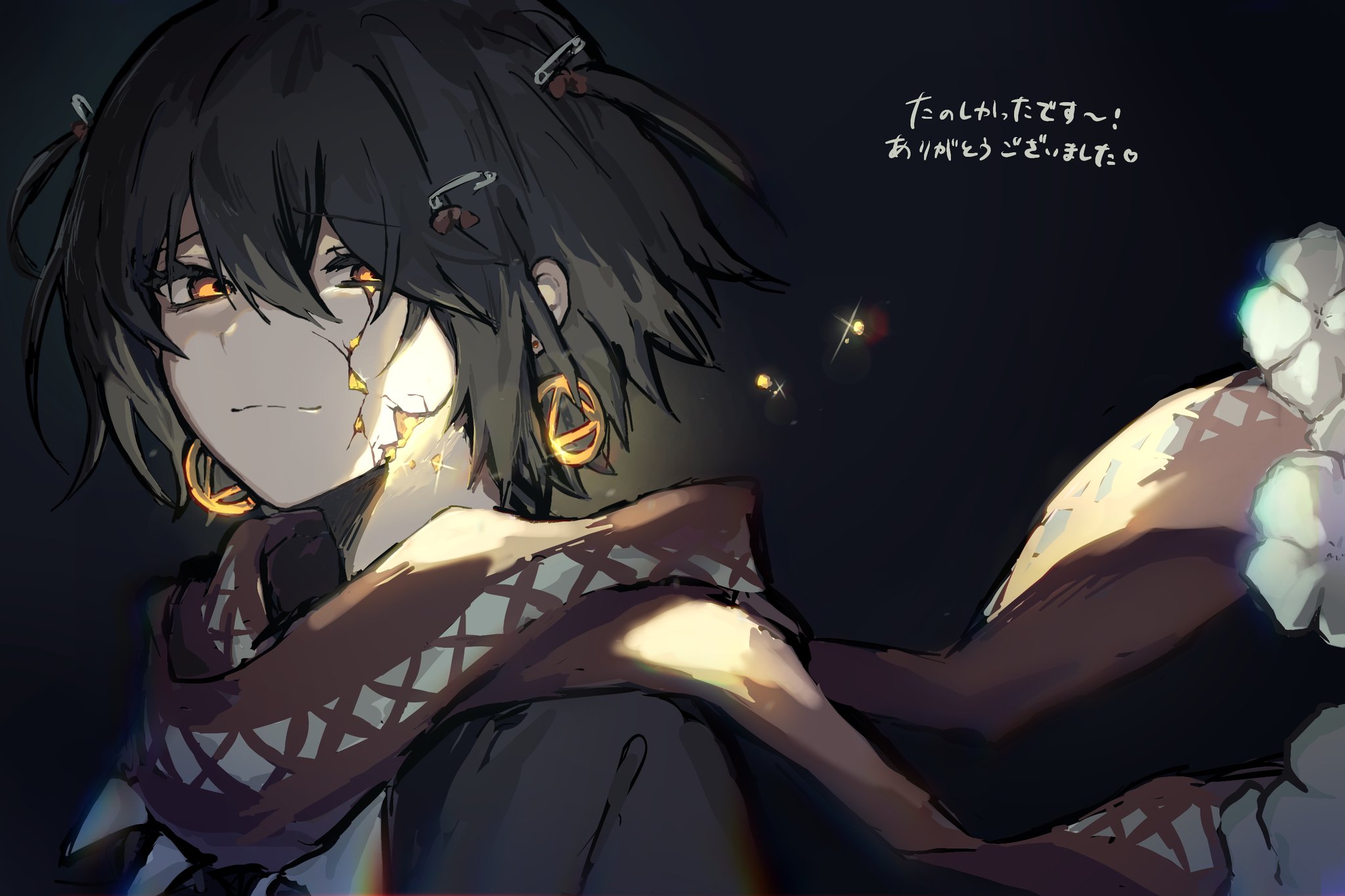 手描きイラスト 狐のもてなし、今宵鮮やかに ॱ॰*❅HAPPY NEW YEAR❅*॰ॱ こちらではお久しぶりです🦊 今年