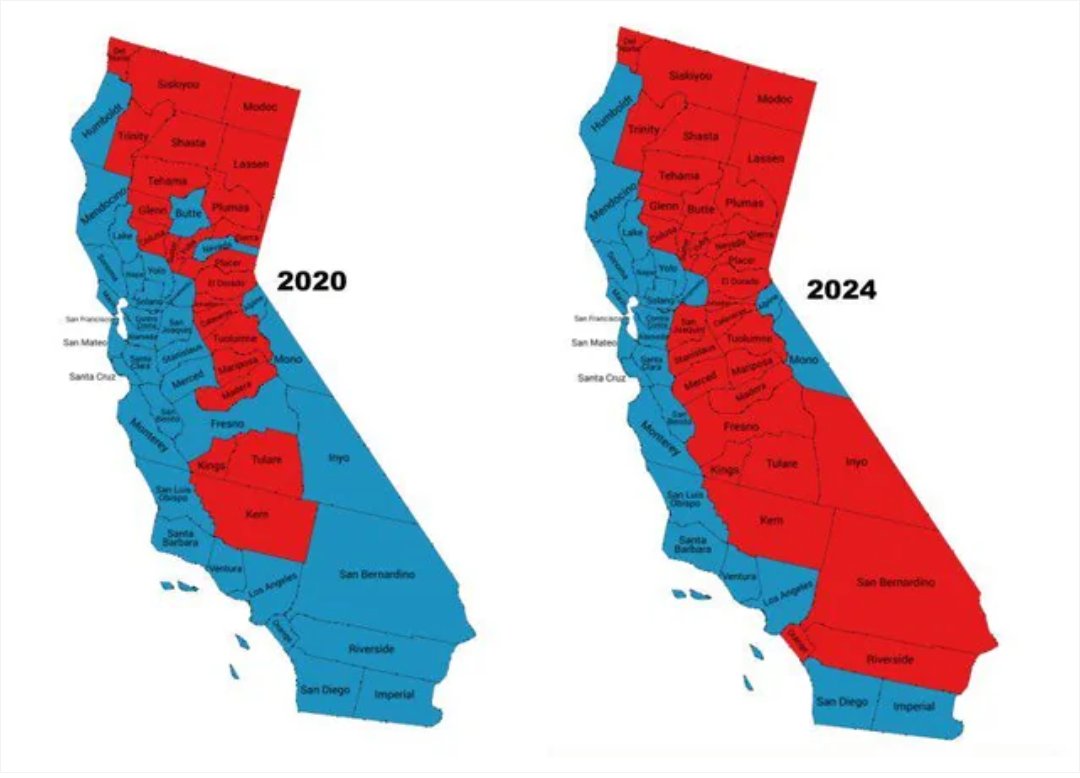Central Valley 🇺🇸 (@imagodei01) on Twitter photo <a href="/EricLDaugh/">Eric Daugherty</a> This map shows the evolution of California and the truth. Gavin newsome hates this. Gavin Newsom hates most California voters. Gavin Newsom despises every single voter in these red counties. My county is very red. <a href="/EricLDaugh/">Eric Daugherty</a> This map shows the evolution of California and the truth. Gavin newsome hates this. Gavin Newsom hates most California voters. Gavin Newsom despises every single voter in these red counties. My county is very red.