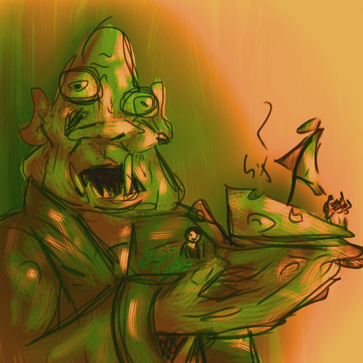 Kaijutoaster's tweet image. Sometimes I draw. 
#primis