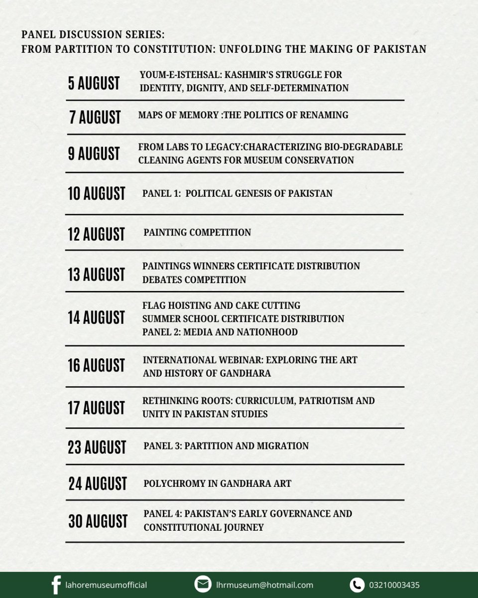 Lahore Museum (@lahoremuseum) on Twitter photo August 2025 at Lahore Museum – Celebrating Independence Month!
A time to reflect on our past, celebrate our identity, and shape our future!
<a href="/CS_Punjab/">Chief Secretary Punjab</a> <a href="/Marriyum_A/">Marriyum Aurangzeb</a> <a href="/GovtofPunjabPK/">Government of Punjab</a> <a href="/GovtofPakistan/">Government of Pakistan</a> <a href="/DgprPunjab/">DGPR Punjab</a> <a href="/MaryamNSharif/">Maryam Nawaz Sharif</a> <a href="/OPCPunjab/">Punjab Overseas Pakistanis Commission</a> August 2025 at Lahore Museum – Celebrating Independence Month!
A time to reflect on our past, celebrate our identity, and shape our future!
<a href="/CS_Punjab/">Chief Secretary Punjab</a> <a href="/Marriyum_A/">Marriyum Aurangzeb</a> <a href="/GovtofPunjabPK/">Government of Punjab</a> <a href="/GovtofPakistan/">Government of Pakistan</a> <a href="/DgprPunjab/">DGPR Punjab</a> <a href="/MaryamNSharif/">Maryam Nawaz Sharif</a> <a href="/OPCPunjab/">Punjab Overseas Pakistanis Commission</a>
