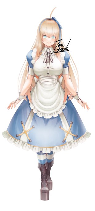 オリキャラアリスちゃん再掲
こいつを色んな意味で着せ替えるゲームを作りかけてたわけだ 