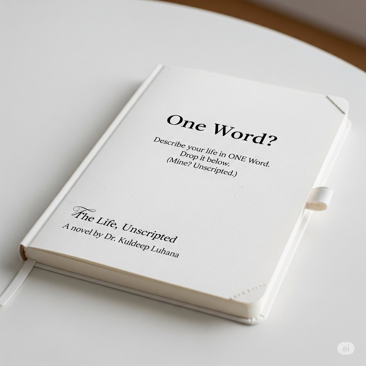 Kuldeep_Luhana's tweet image. 𝘿𝙚𝙨𝙘𝙧𝙞𝙗𝙚 𝙮𝙤𝙪𝙧 𝙡𝙞𝙛𝙚 𝙞𝙣 𝙊𝙉𝙀 𝙬𝙤𝙧𝙙.
Drop it below. 
(Mine? Unscripted.)
#thelifeunscripted  #AuthorKuldeep #comingsoon  #novel