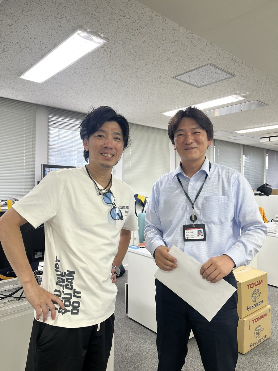 hataeryoichi's tweet image. 大学卒業後8年間いたBBT.富山テレビ放送にお邪魔してきました。社内全面リニューアルして今時のオシャレな会社に。当時のアナウンサーチーフ森さんは再雇用でまだおられ、後輩の吉村アナは報道部長に。伊藤君にも会えました。こうしてまだアナウンサーを続けられている事に感謝🙏　#BBT #富山テレビ