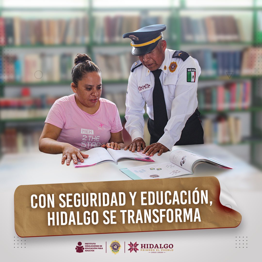 Enfoque_hgo's tweet image. 📚🖋️ Transformar la vida de alguien también es enseñarlo a leer y escribir, bríndale seguridad y justicia social. ¡Súmate!👨🏽🏫
📞Informes al 800 012 4432 o en la página: ihea.hidalgo.gob.mx
#TransformarConEducaciónYSeguridad
#AlfabetizarParaTransformar