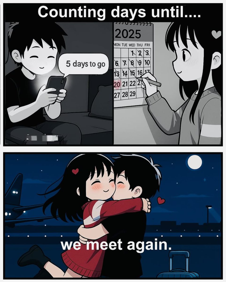 Every sunrise brings me one day closer to you.♥️