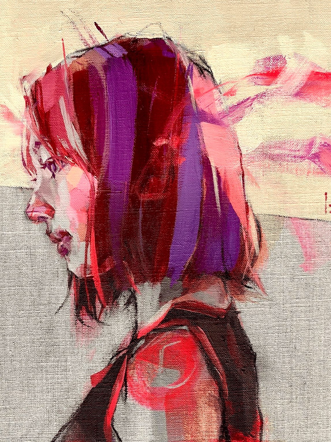 油絵 原画 女性画 7 油絵 原画 女性画 4 - メルカリ