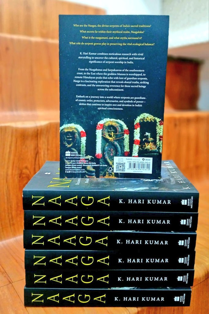 Padhega India (Bodhi Tree Knowledge Services) (@padhegaindia_) on Twitter photo #NewBookAlert 🪷
Presenting the much awaited & talked about book: Naaga - Discovering the Extraordinary World of Serpent Worship by K. Hari Kumar (<a href="/TheHariKumar/">K.Hari Kumar</a>), published by <a href="/HarperCollinsIN/">HarperCollins</a>.
#BuyOriginal 💮 #BuyFromPI
Order 👉padhegaindia.in/product/naaga/ #NewBookAlert 🪷
Presenting the much awaited & talked about book: Naaga - Discovering the Extraordinary World of Serpent Worship by K. Hari Kumar (<a href="/TheHariKumar/">K.Hari Kumar</a>), published by <a href="/HarperCollinsIN/">HarperCollins</a>.
#BuyOriginal 💮 #BuyFromPI
Order 👉padhegaindia.in/product/naaga/