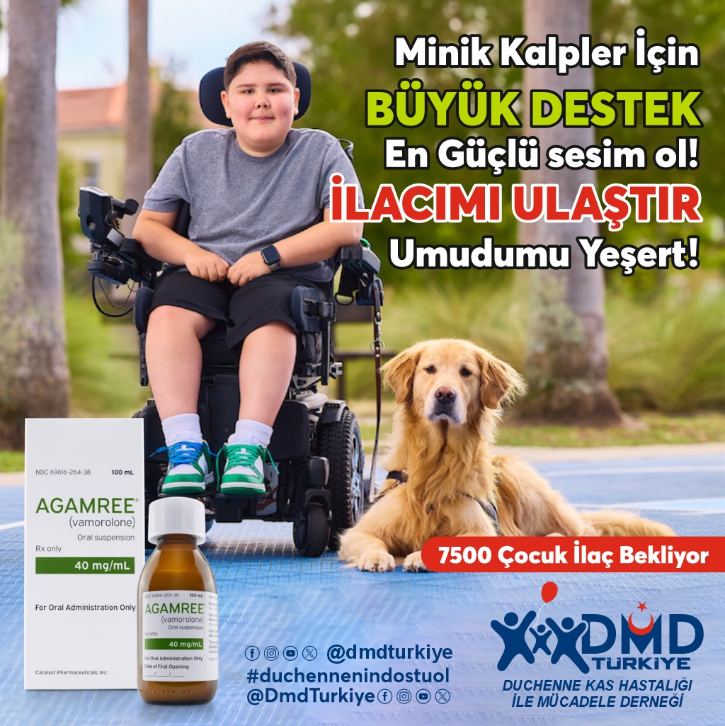 sinem Akpınar (@talha166024) on Twitter photo Vamorolone tedavide devrim niteliğinde. Ama çocuklarımız hâlâ onsuz büyüyor. #DMDtedaviBekliyor <a href="/saglikbakanligi/">T.C. Sağlık Bakanlığı</a> <a href="/drmemisoglu/">Prof. Dr. Kemal Memişoğlu</a> <a href="/suayipbirinci/">Doç. Dr. Şuayıp Birinci</a> <a href="/DrYerebakan/">Dr. Halit Yerebakan</a> Vamorolone tedavide devrim niteliğinde. Ama çocuklarımız hâlâ onsuz büyüyor. #DMDtedaviBekliyor <a href="/saglikbakanligi/">T.C. Sağlık Bakanlığı</a> <a href="/drmemisoglu/">Prof. Dr. Kemal Memişoğlu</a> <a href="/suayipbirinci/">Doç. Dr. Şuayıp Birinci</a> <a href="/DrYerebakan/">Dr. Halit Yerebakan</a>