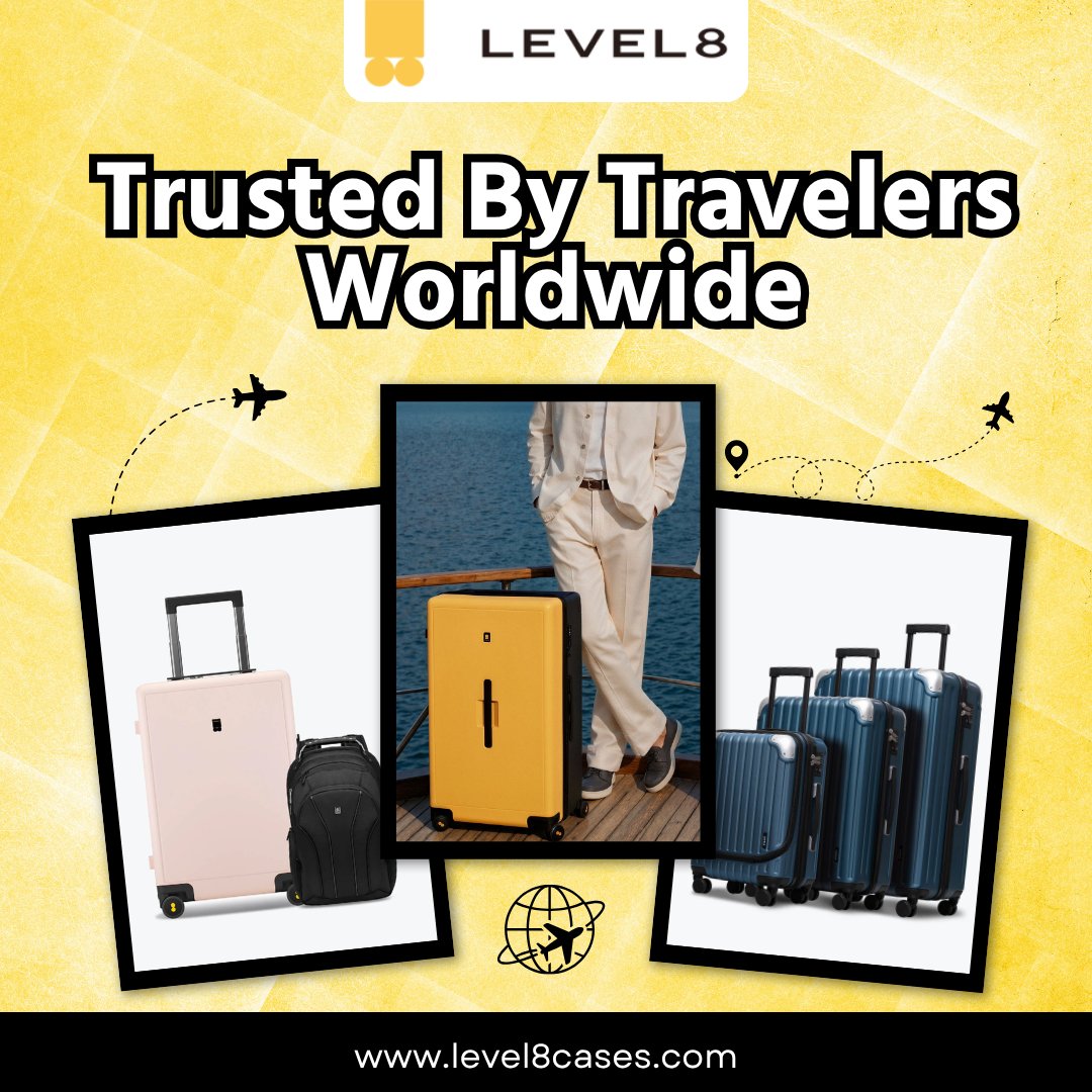 “Travel Without Compromise”

Travel is about experiencing the world—not wrestling with your luggage.

Discover hassle‑free travel. Browse now at Level8Cases.com.

#TravelMadeEasy #DesignMeetsFunction #GlobalNomad #CarryOnLife #LuggageUpgrade
