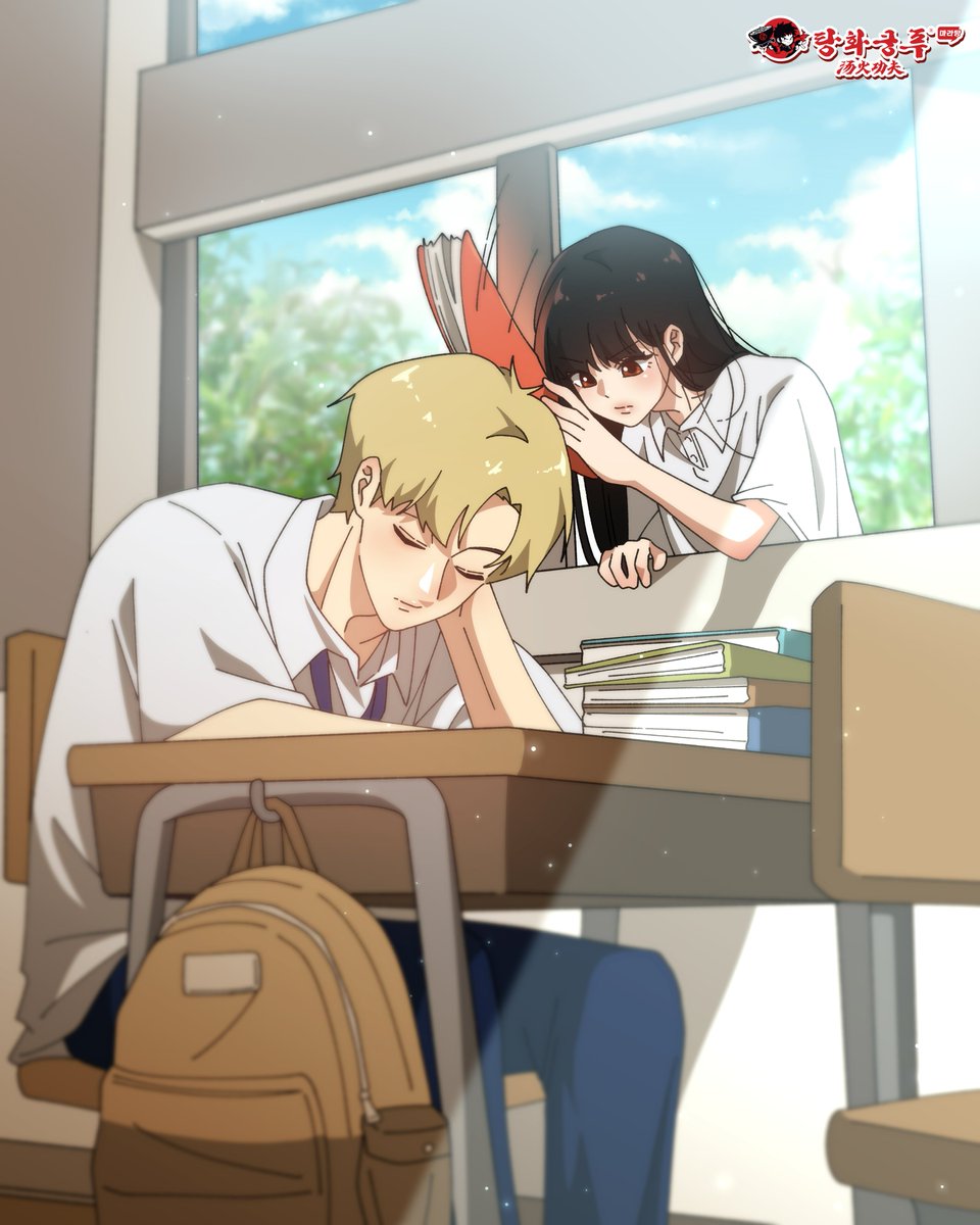 🍅: 지금 졸때냐?
🍊: 앗 아ㅍ… 9모에 보여준다 진짜로

#탕화쿵푸 #꿔바의일상 #마토의일상