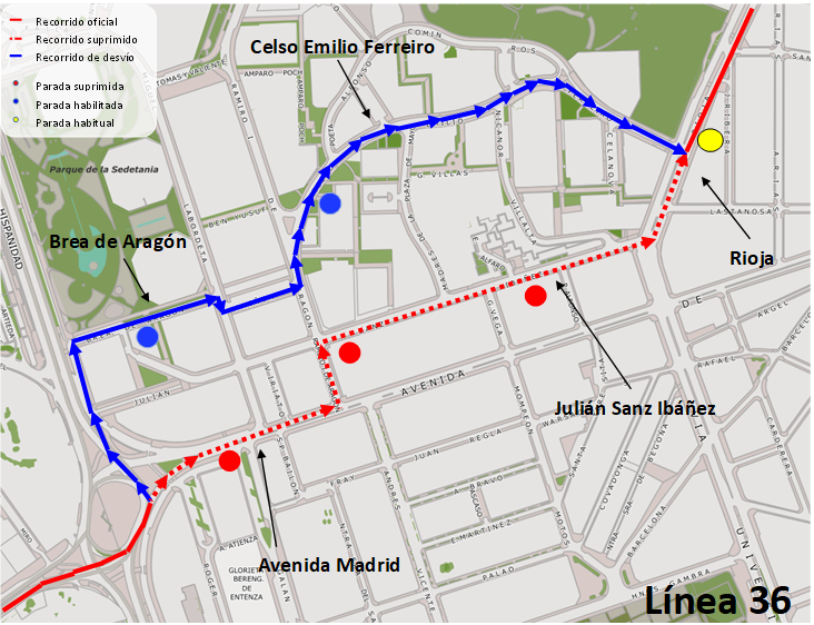 Transporte urbano de Zaragoza (@buszaragoza) on Twitter photo 🦺CONTINÚA aflatado que afecta al #busurbano de <a href="/zaragoza_es/">AyuntamientoZaragoza</a>
🚧 C/ Julián Sanz Ibáñez
📆 4 -7 agosto
🚫🚏Avd Madrid 285/Enlaces
🚫🚏Julián Sanz Ibáñez 41
🚫🚏Julián Sanz Ibáñez 13
✅🚏Brea de Aragón
✅🚏Celso Emilio Ferreiro 15
🚌L36
📲+Info: zaragoza.avanzagrupo.com/asfaltado-c-ju… 🦺CONTINÚA aflatado que afecta al #busurbano de <a href="/zaragoza_es/">AyuntamientoZaragoza</a>
🚧 C/ Julián Sanz Ibáñez
📆 4 -7 agosto
🚫🚏Avd Madrid 285/Enlaces
🚫🚏Julián Sanz Ibáñez 41
🚫🚏Julián Sanz Ibáñez 13
✅🚏Brea de Aragón
✅🚏Celso Emilio Ferreiro 15
🚌L36
📲+Info: zaragoza.avanzagrupo.com/asfaltado-c-ju…