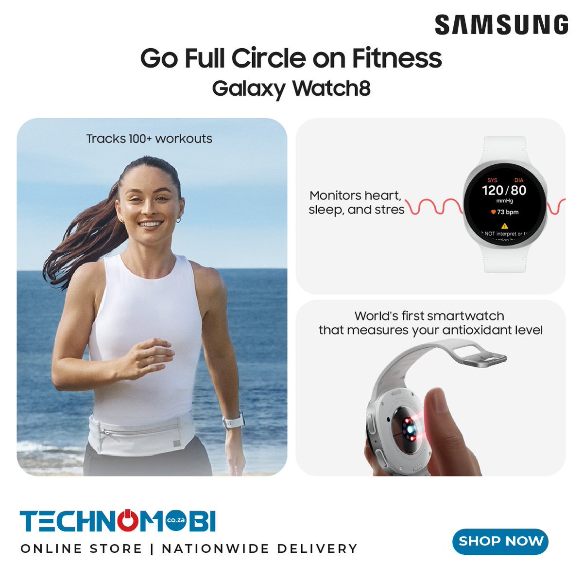 techno_mobi's tweet image. New wrist candy just dropped 👀
The Galaxy Watch8 is smarter, sleeker & built for wellness wins.
🔋 Long battery
📞 Calls & texts on the go
😴 Tracks your sleep & even your snores
Grab yours now at Technomobi
👉 bit.ly/47cmW8n
#GalaxyWatch8 #TechDrop #SmartwatchLife
