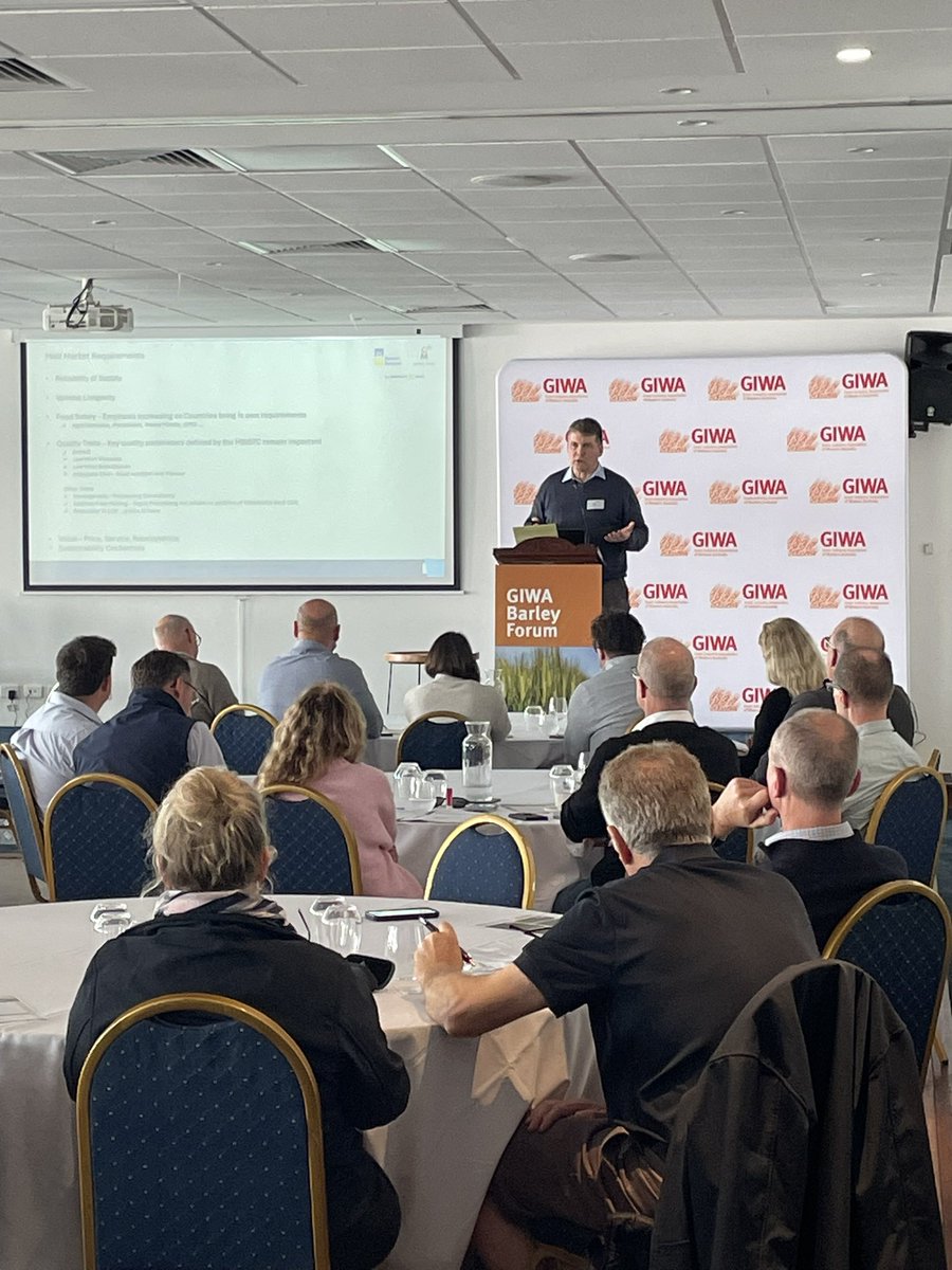 The 2025 GIWA Barley Forum is underway with a full room of barley industry members. This year’s topic Malt or Feed where is WA Heading?

First presentation is The View from the Malthouse - a maltster’s perspective on the malting and brewing industry and implications from the WA