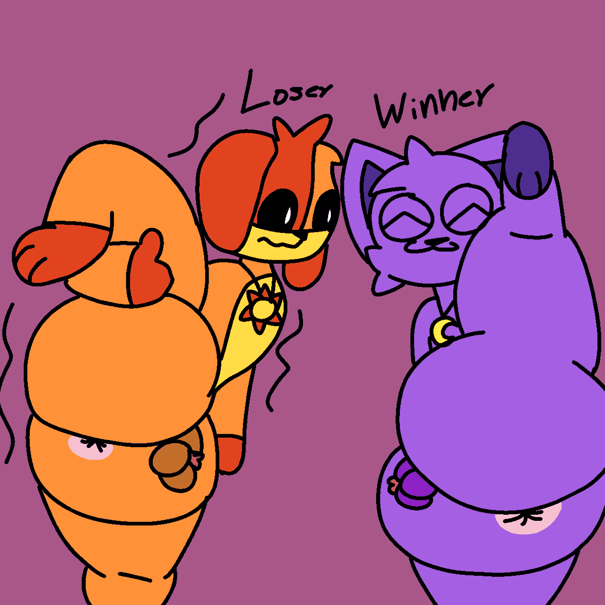Los ganadores de la votación 
#SmilingCritters #catnap #dogday 
#Catnapxdogday #dogdayxcatnap