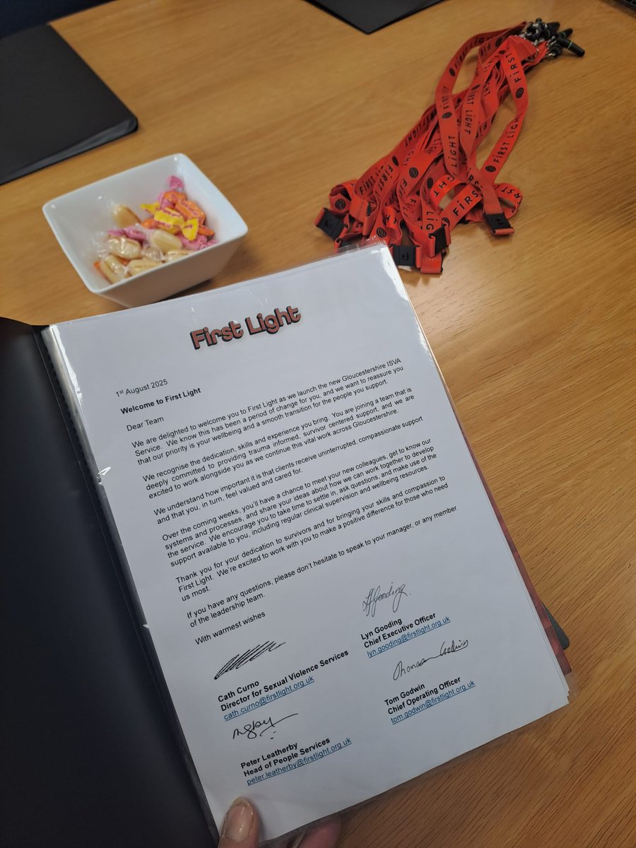 Thomas Godwin (@tom_godwin) on Twitter photo We're so proud to announce that <a href="/FirstLightSW/">First Light</a> has officially opened the new Gloucestershire ISVA service, in partnership with <a href="/barnardos/">Barnardo’s</a>
Our amazing team is ready to provide vital support to survivors of sexual violence in the region.
firstlight.org.uk/locations/glou… We're so proud to announce that <a href="/FirstLightSW/">First Light</a> has officially opened the new Gloucestershire ISVA service, in partnership with <a href="/barnardos/">Barnardo’s</a>
Our amazing team is ready to provide vital support to survivors of sexual violence in the region.
firstlight.org.uk/locations/glou…