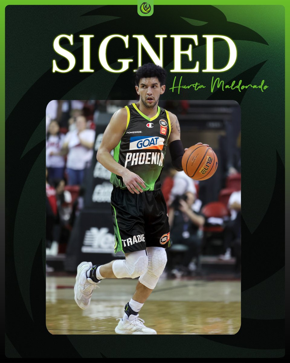 South East Melbourne Phoenix (@semelbphoenix) on Twitter photo Welcome to the Heartland, Hunter! ✍️💚
We’ve signed our second import and American guard Hunter Maldonado for NBL26. 🇺🇸 <a href="/therealhunter24/">Hunter Maldonado</a>
📝 Full Story: bit.ly/4l8JY3l Welcome to the Heartland, Hunter! ✍️💚
We’ve signed our second import and American guard Hunter Maldonado for NBL26. 🇺🇸 <a href="/therealhunter24/">Hunter Maldonado</a>
📝 Full Story: bit.ly/4l8JY3l