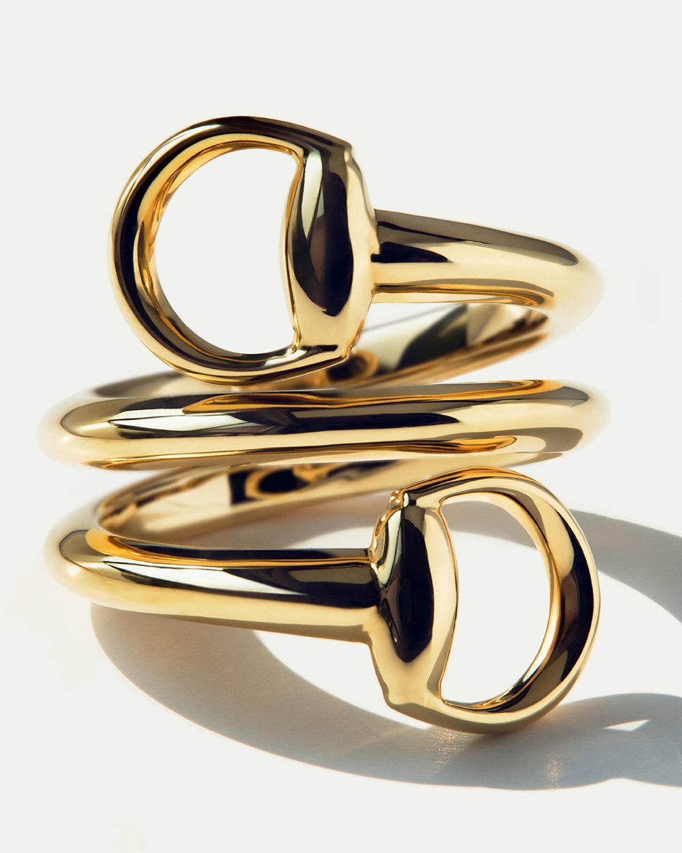 美品　GUCCI　カフスボタン　ゴールド　ホースビット GUCCI - 美品 グッチ GUCCI 60年代 ヴィンテージ アーカイブ品