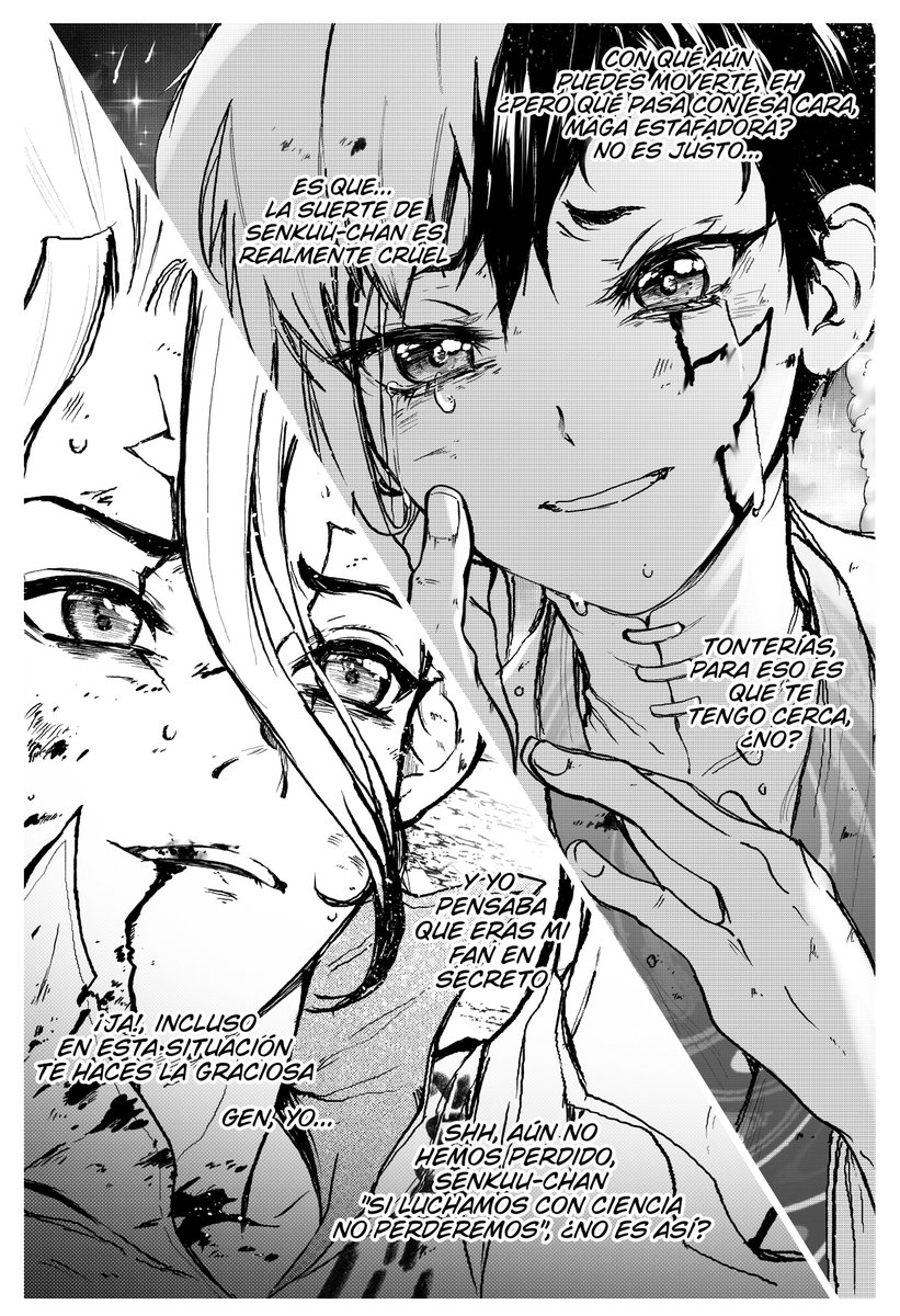 ⚠️Alerta spoiler⚠️ Sin palabras. Si DCST fuera un shoujo manga ?/? #sengen  ♀️, image size:821x1200