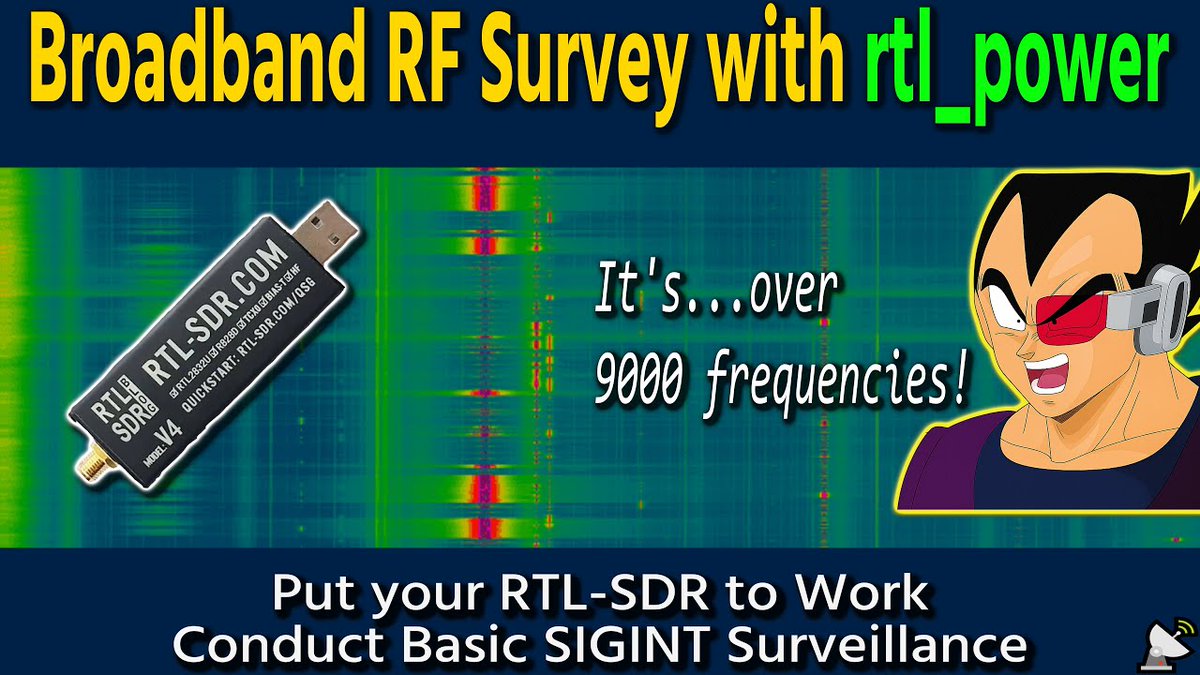 A Video Introduction to Broadband Surveillance with RTL_POWER rtl-sdr.com/a-video-introd…