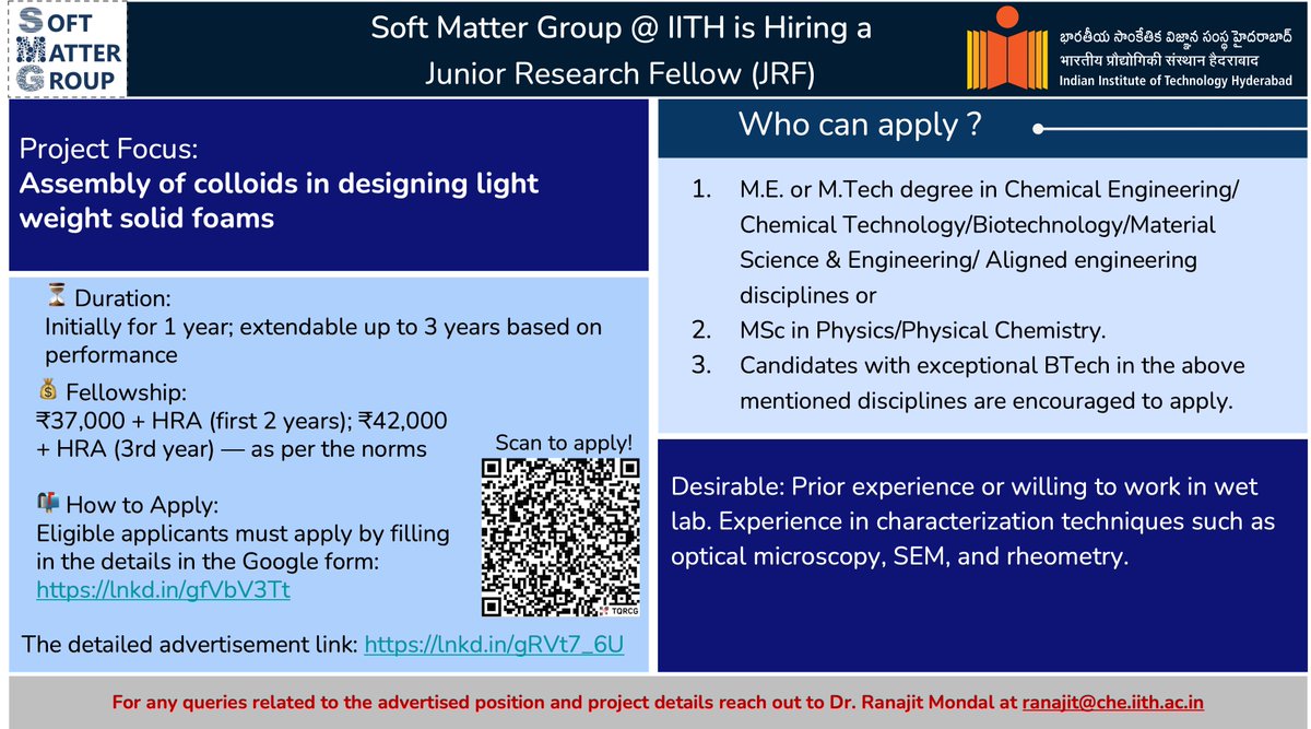 SoftMatter@IIT Hyderabad tweet media