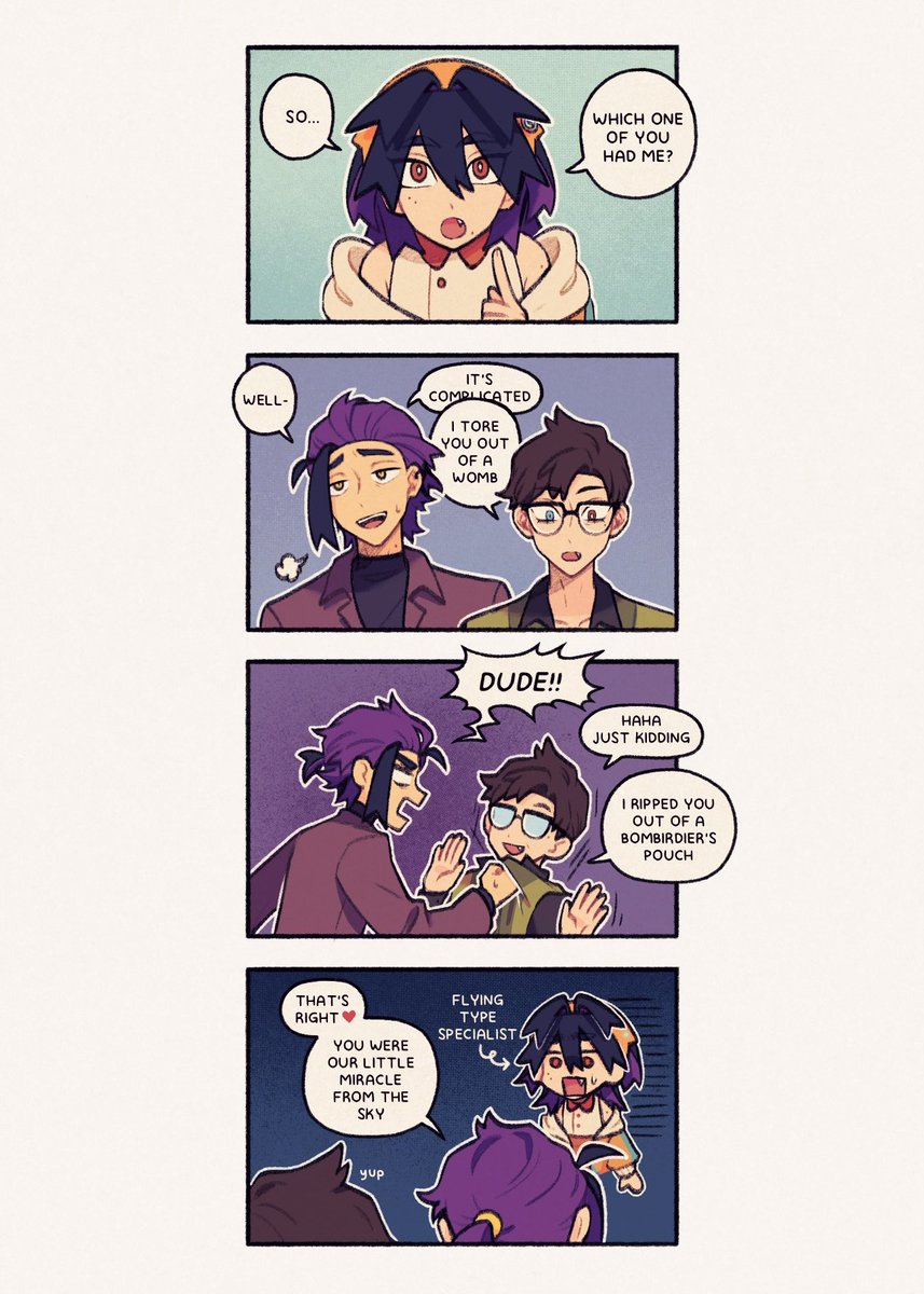 (post-timeskip au) if these idiots had a kid