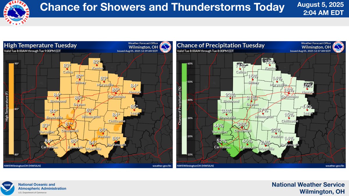 There will be a chance for showers and thunderstorms this afternoon into this evening. Some of the storms will be capable of producing heavy rainfall and localized flooding, primarily in the the Tri-State area.