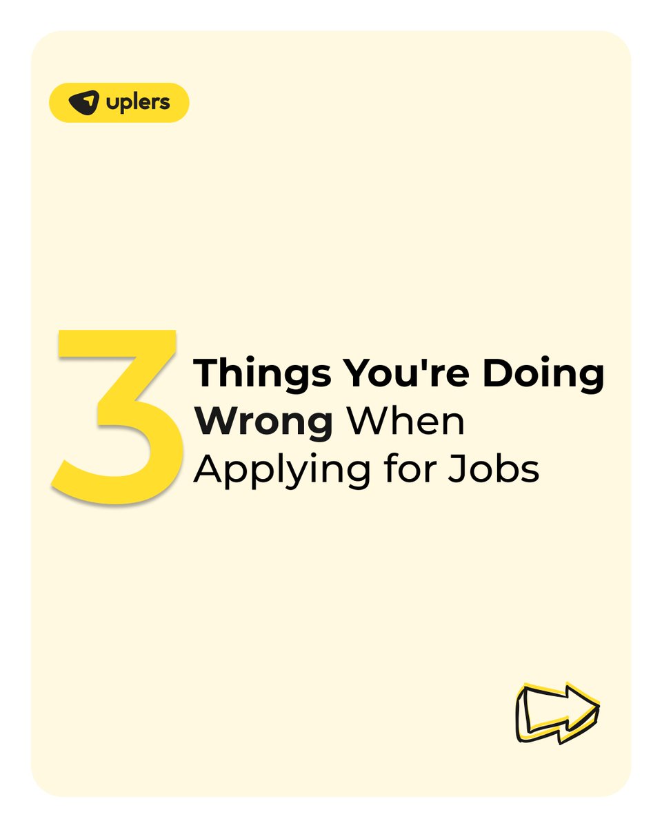 weareuplers's tweet image. Still not landing interviews?

You might be making these 3 job search mistakes.🚫

Fix them and start showing up like the collaborator companies want to hire.

👇Swipe-worthy tips inside.

#JobSearchTips #RemoteJobs #LinkedInTips #UplersAsk