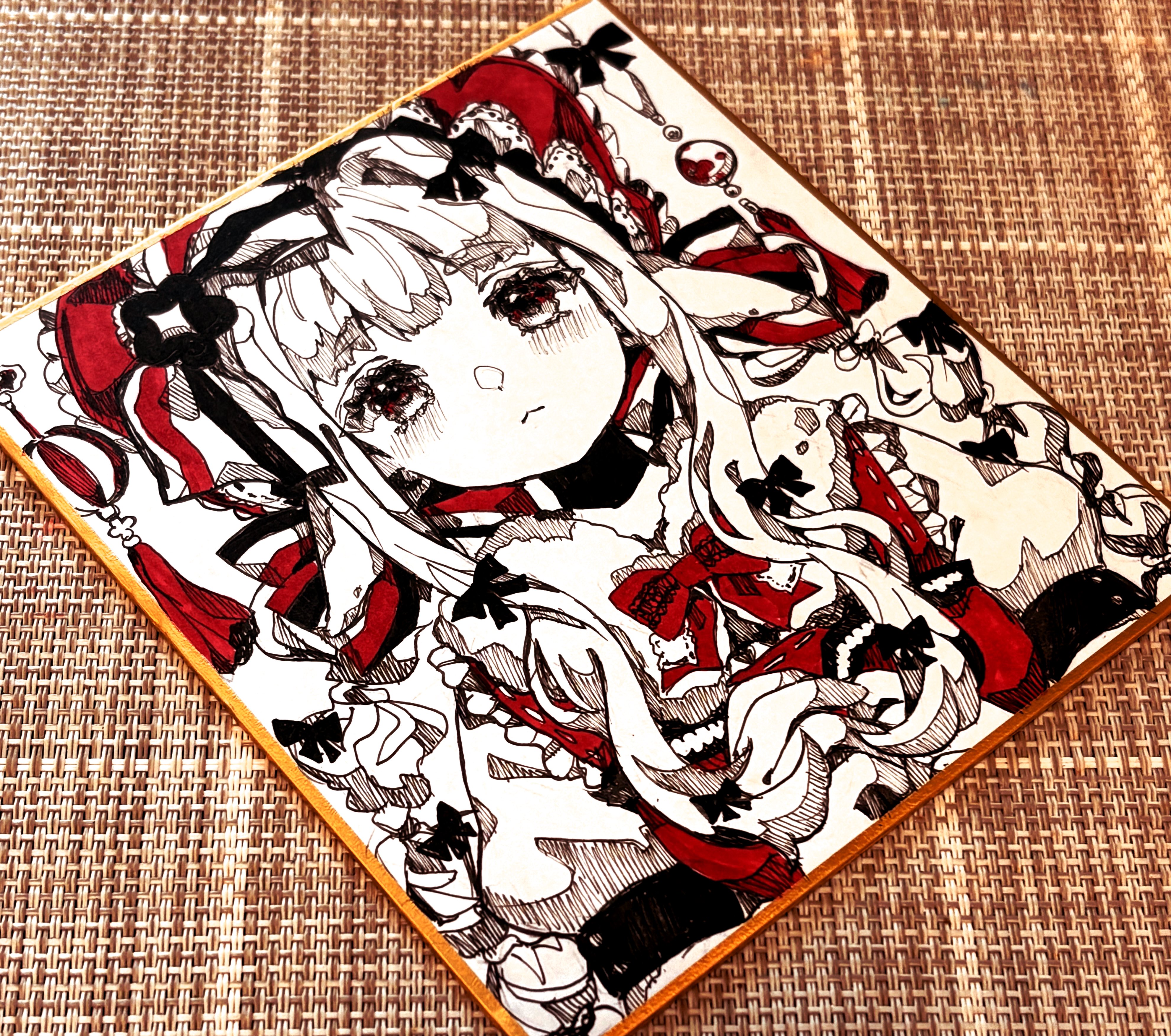 リ*メ様 オリジナル手描きアナログイラスト 39 Yahoo!オークション - 手描きイラスト【オリジナル】【吸血鬼